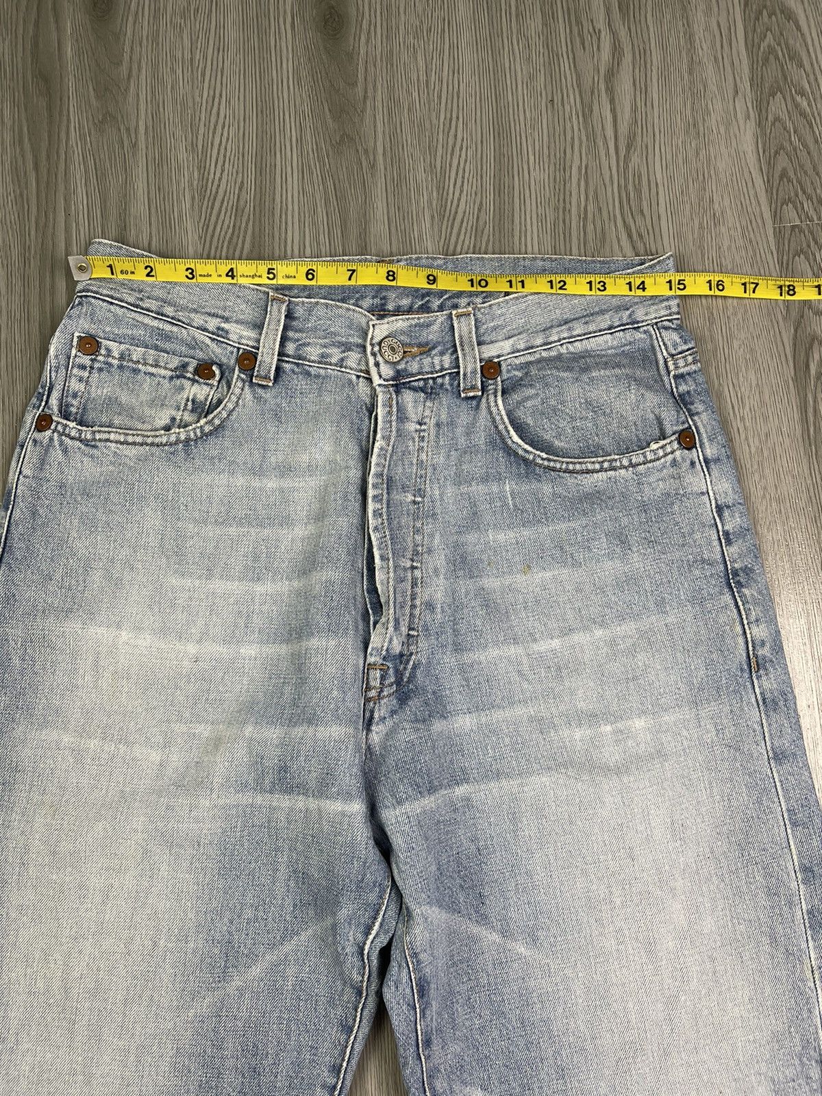 Vintage Gucci Back Buckle Distressed Denim Size US 30 / EU 46 - 20 Thumbnail