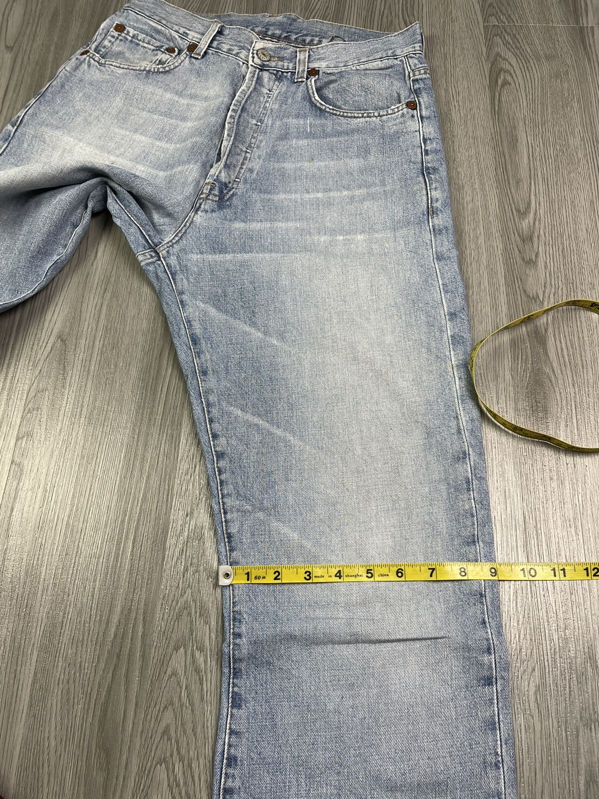 Vintage Gucci Back Buckle Distressed Denim Size US 30 / EU 46 - 23 Thumbnail