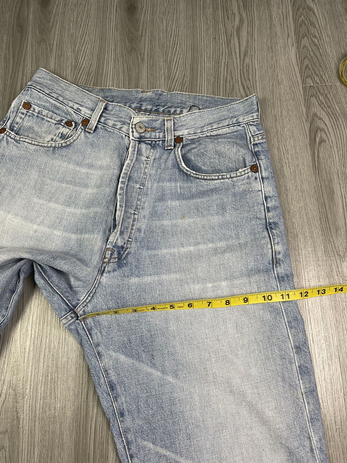 Vintage Gucci Back Buckle Distressed Denim Size US 30 / EU 46 - 22 Thumbnail
