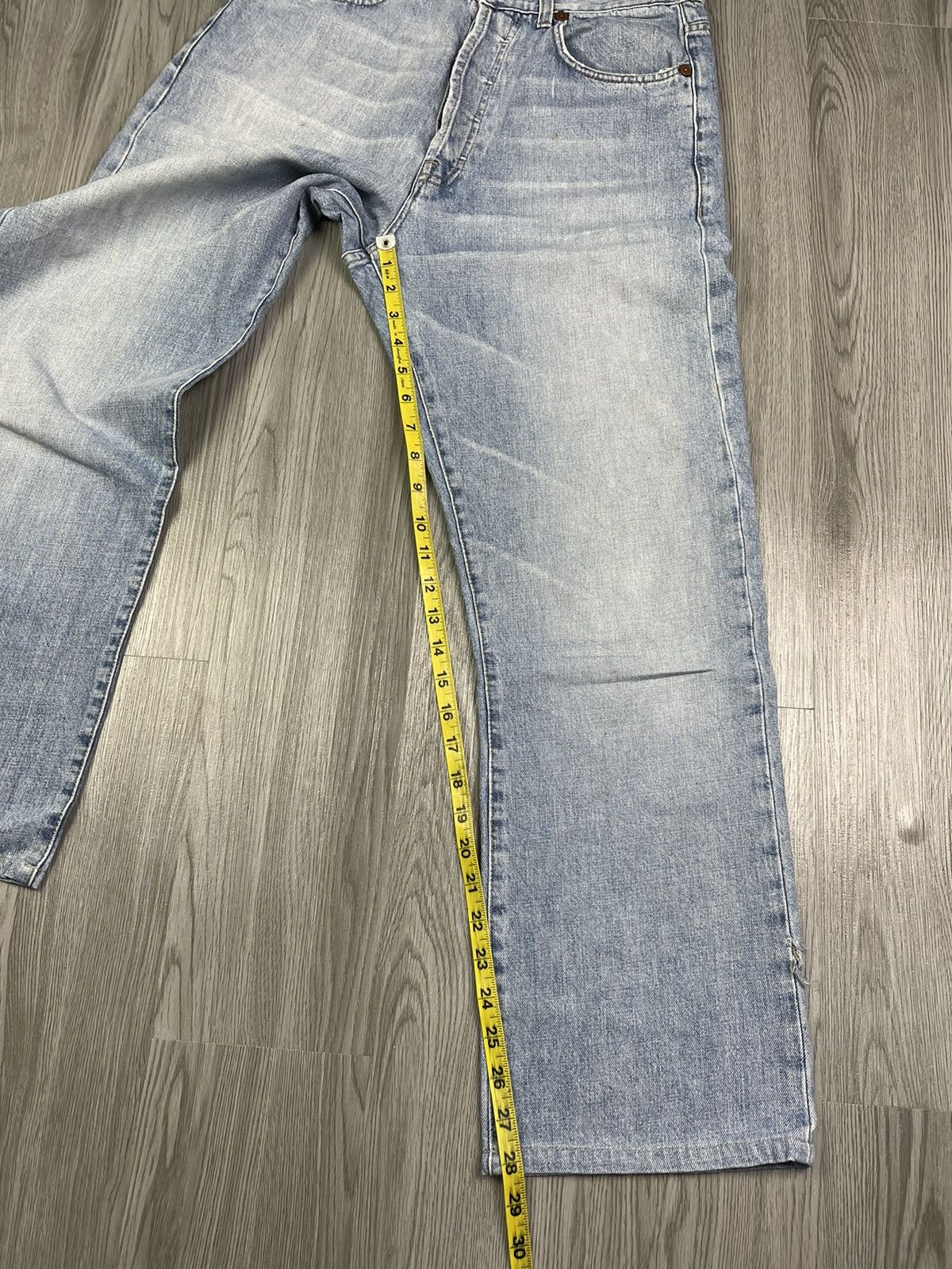 Vintage Gucci Back Buckle Distressed Denim Size US 30 / EU 46 - 25 Thumbnail