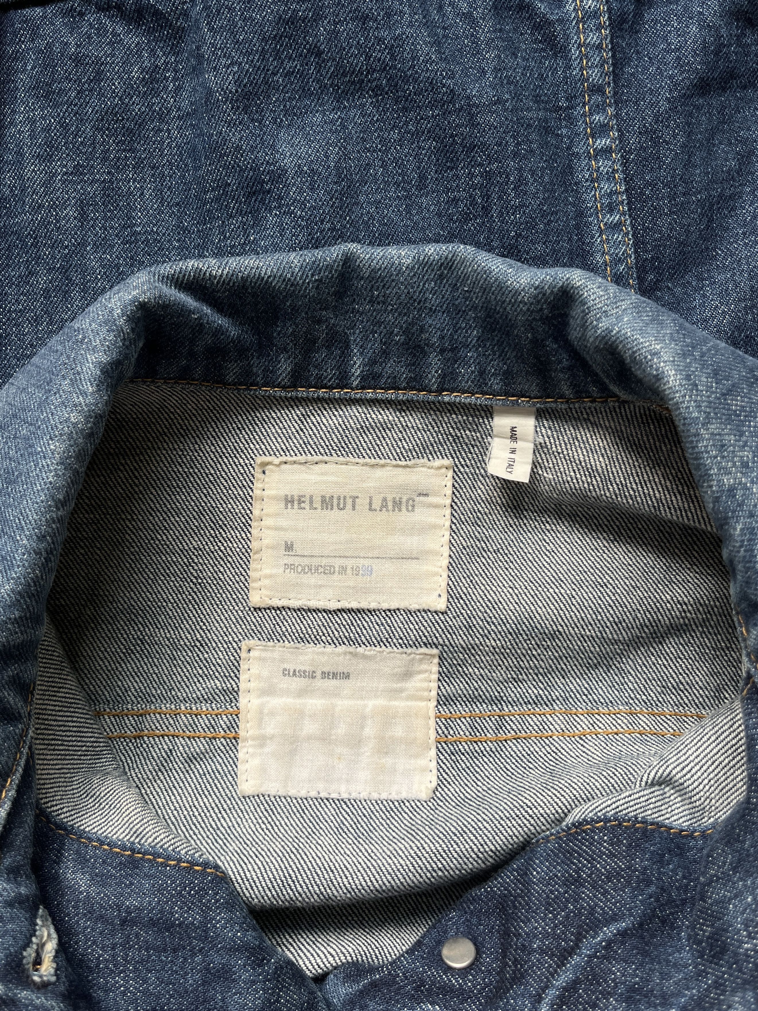 Helmut Lang ⚡️QUICK SALE⚡️1999 Helmut Lang Blue Denim Jean Jacket Size US S / EU 44-46 / 1 - 3 Thumbnail