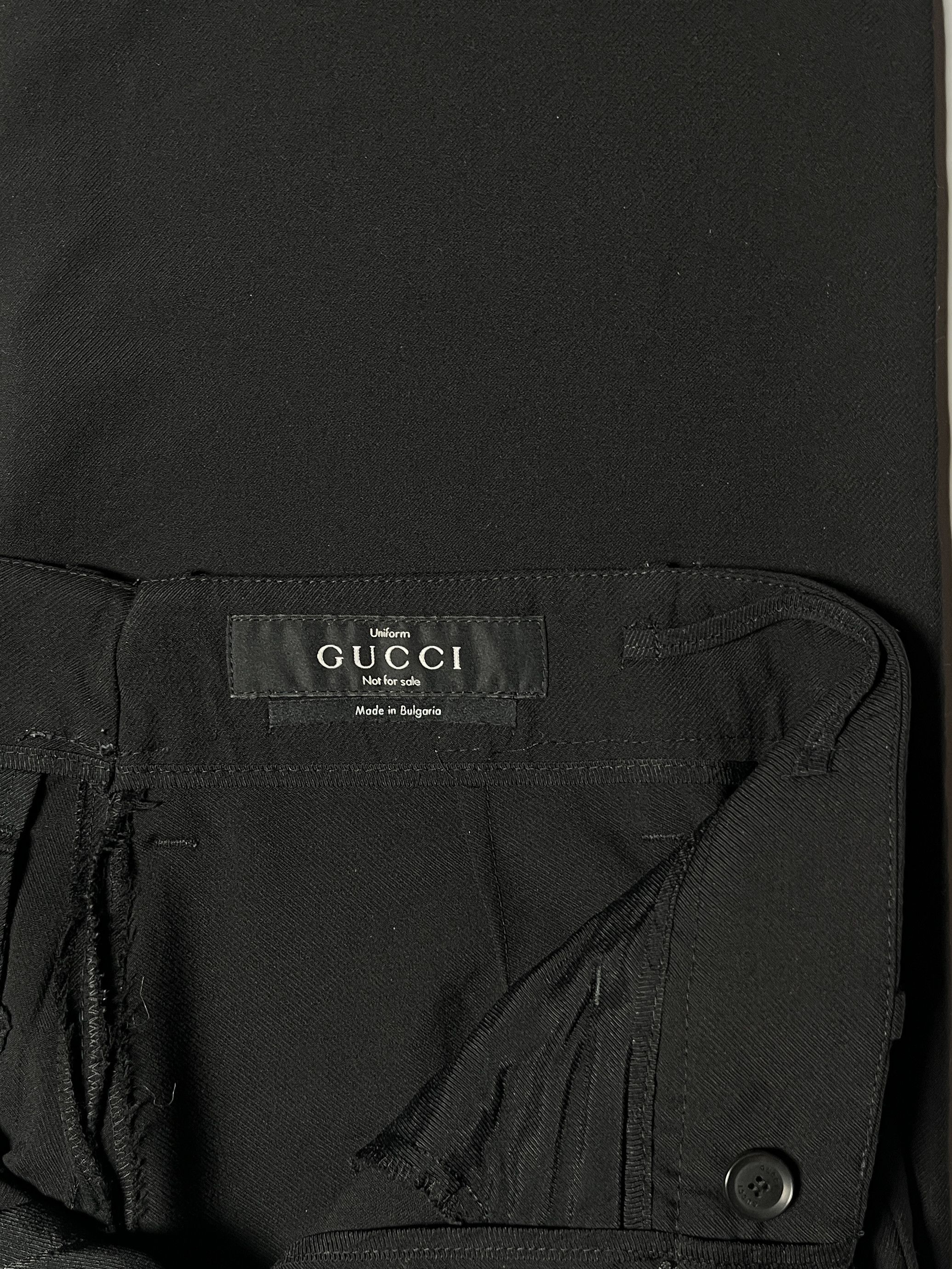 Gucci ⚡️QUICK SALE⚡️Gucci Black Wide Leg Trousers Pants Size 27" / US 4 / IT 40 - 4 Thumbnail