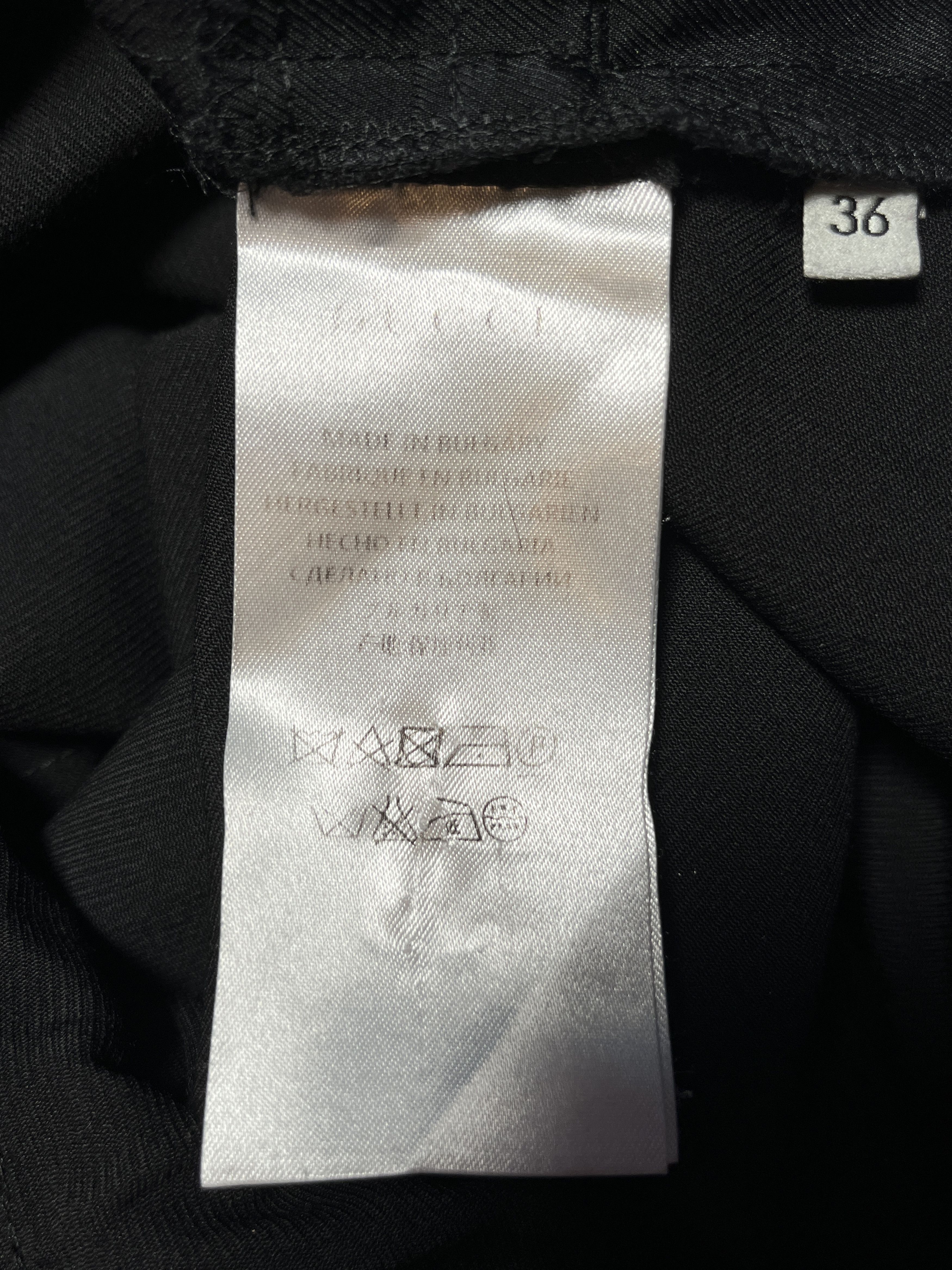 Gucci ⚡️QUICK SALE⚡️Gucci Black Wide Leg Trousers Pants Size 27" / US 4 / IT 40 - 5 Thumbnail