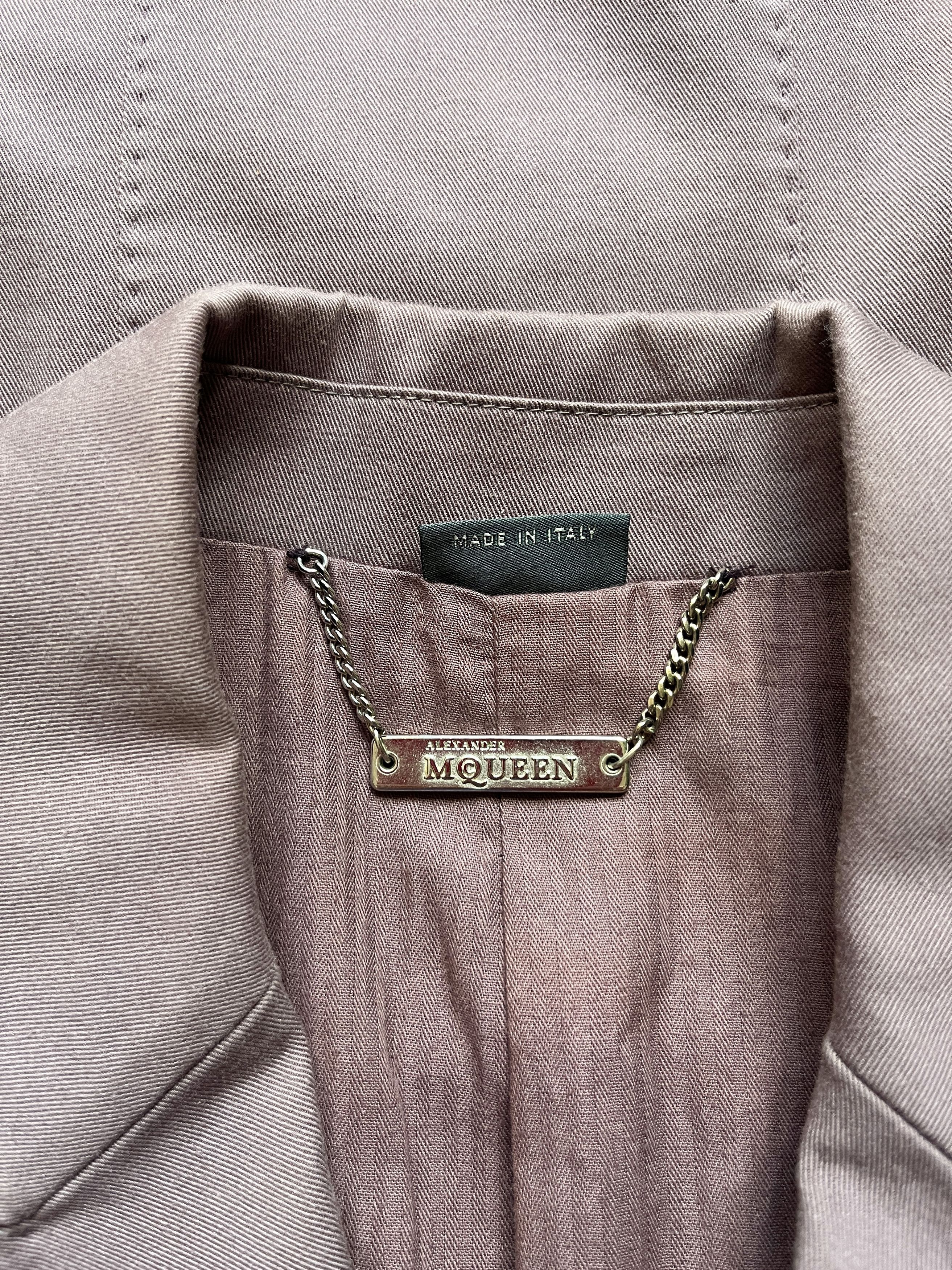Alexander McQueen ⚡️QUICK SALE⚡️2004 Alexander McQueen Pink Jacket Blazer Size XS / US 0-2 / IT 36-38 - 3 Thumbnail