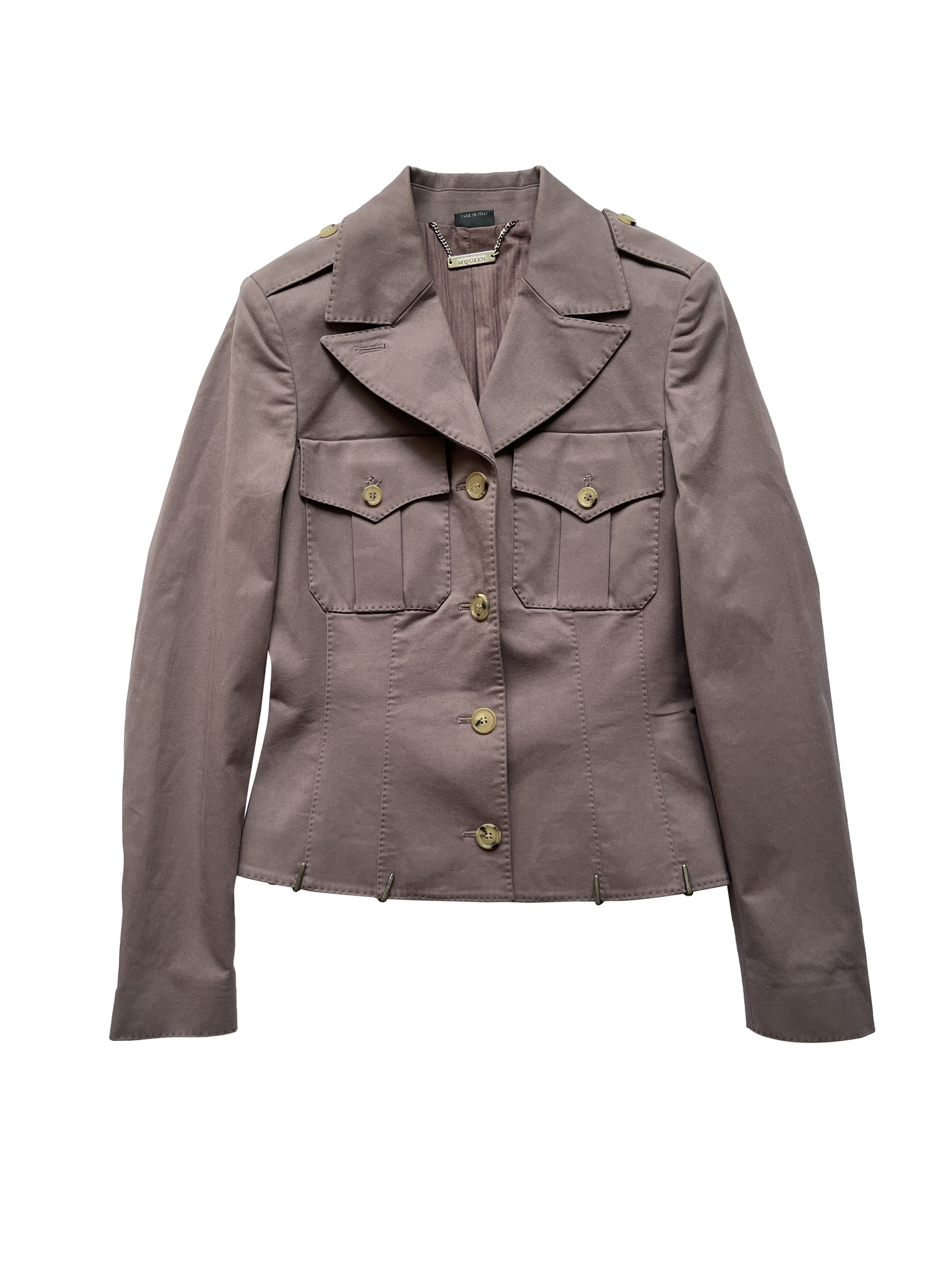 Alexander McQueen ⚡️QUICK SALE⚡️2004 Alexander McQueen Pink Jacket Blazer Size XS / US 0-2 / IT 36-38 - 1 Thumbnail