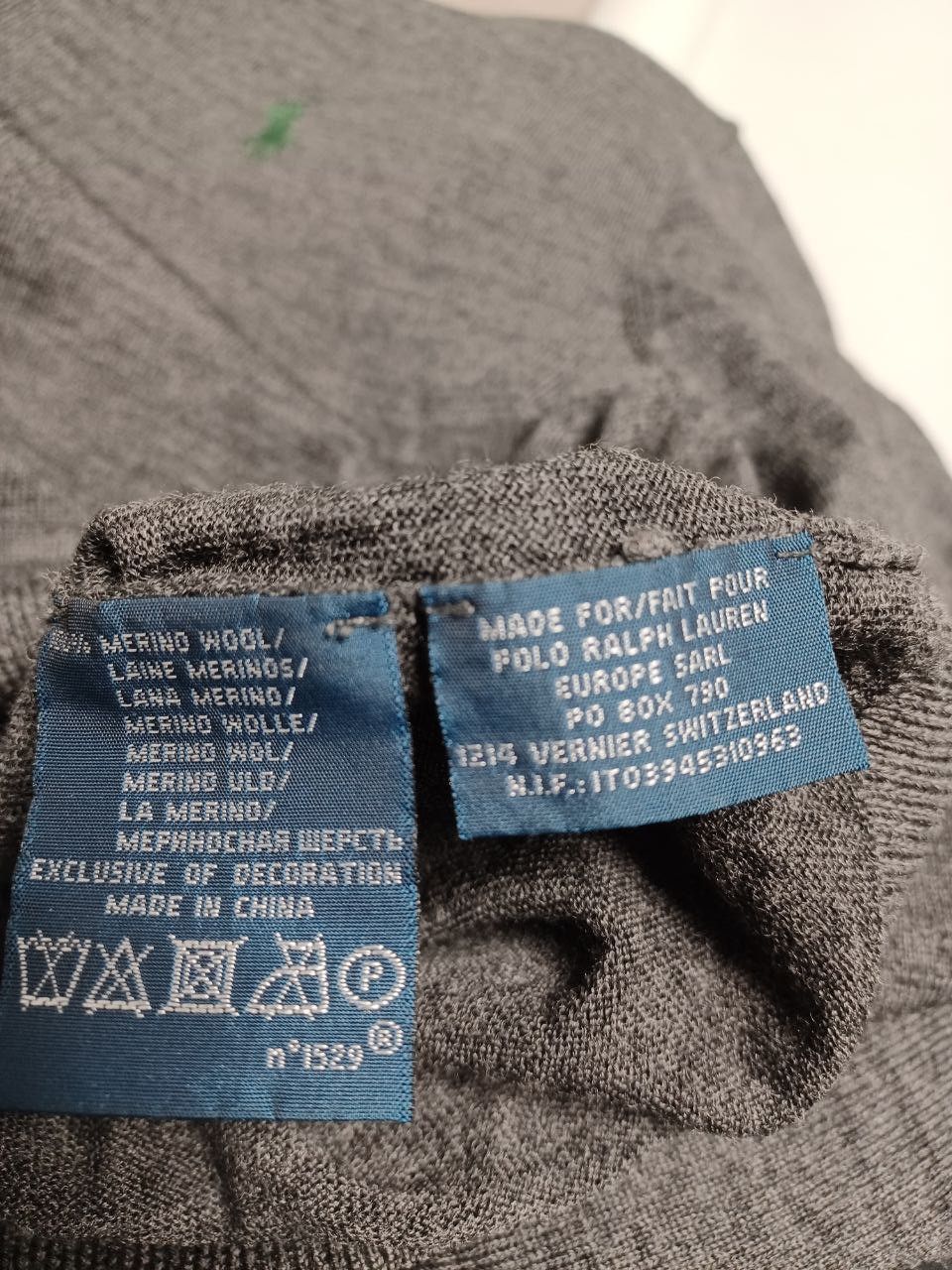 Polo Ralph Lauren × Vintage Merino wool Polo Ralph Lauren vintage golf sweater Size US L / EU 52-54 / 3 - 4 Thumbnail