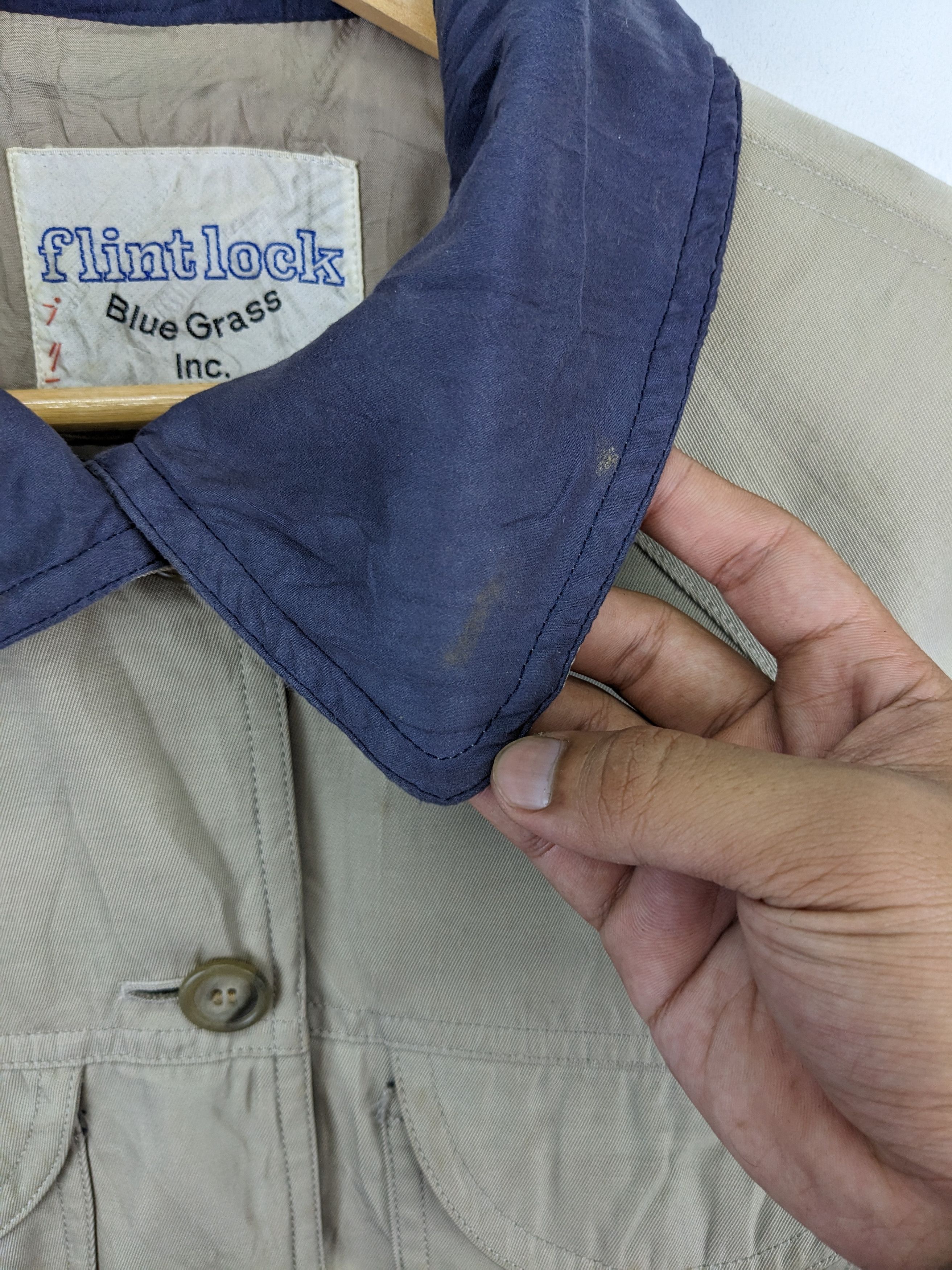 Japanese Brand Vintage Workwear Jacket by Flintlock Blue Grass Size US M / EU 48-50 / 2 - 11 Thumbnail