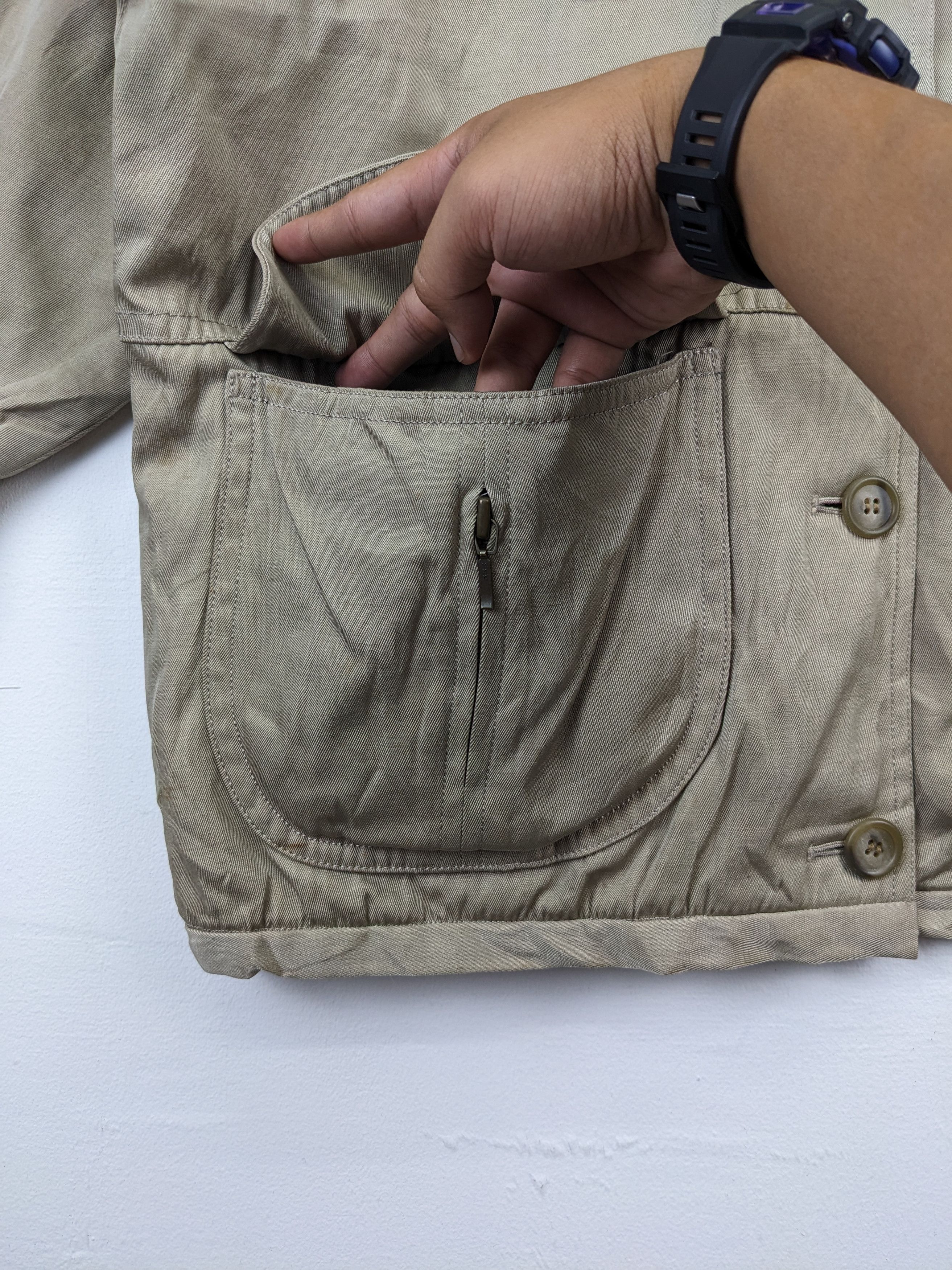 Japanese Brand Vintage Workwear Jacket by Flintlock Blue Grass Size US M / EU 48-50 / 2 - 17 Thumbnail
