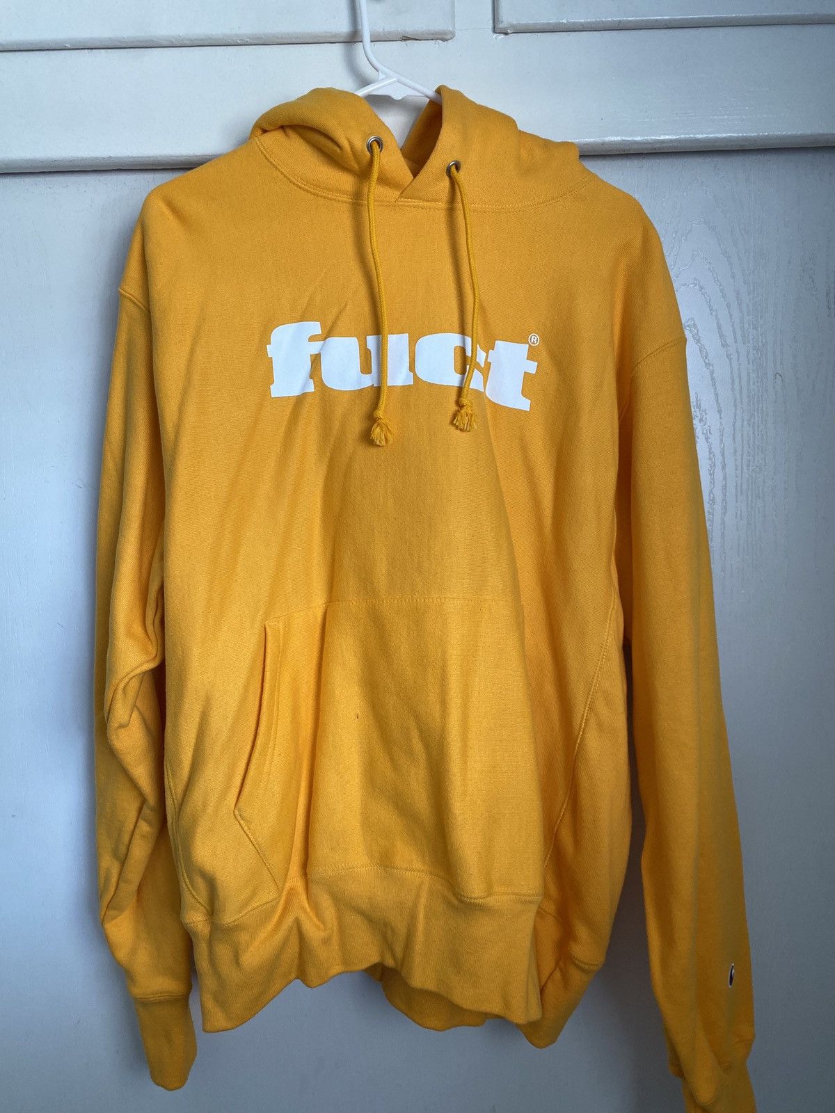 Fuct FUCT X CHAMPION HOODIE Grailed