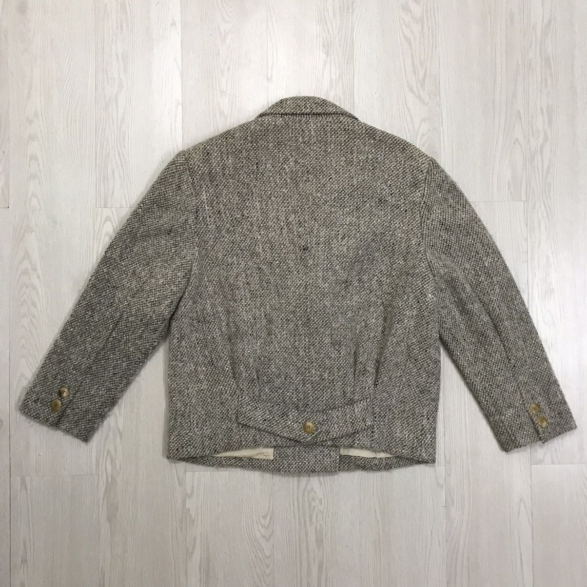 Burberry × Vintage 💥RARE💥 Vintage Burberry Herringbone Wool Classic Jacket Size US S / EU 44-46 / 1 - 6 Thumbnail