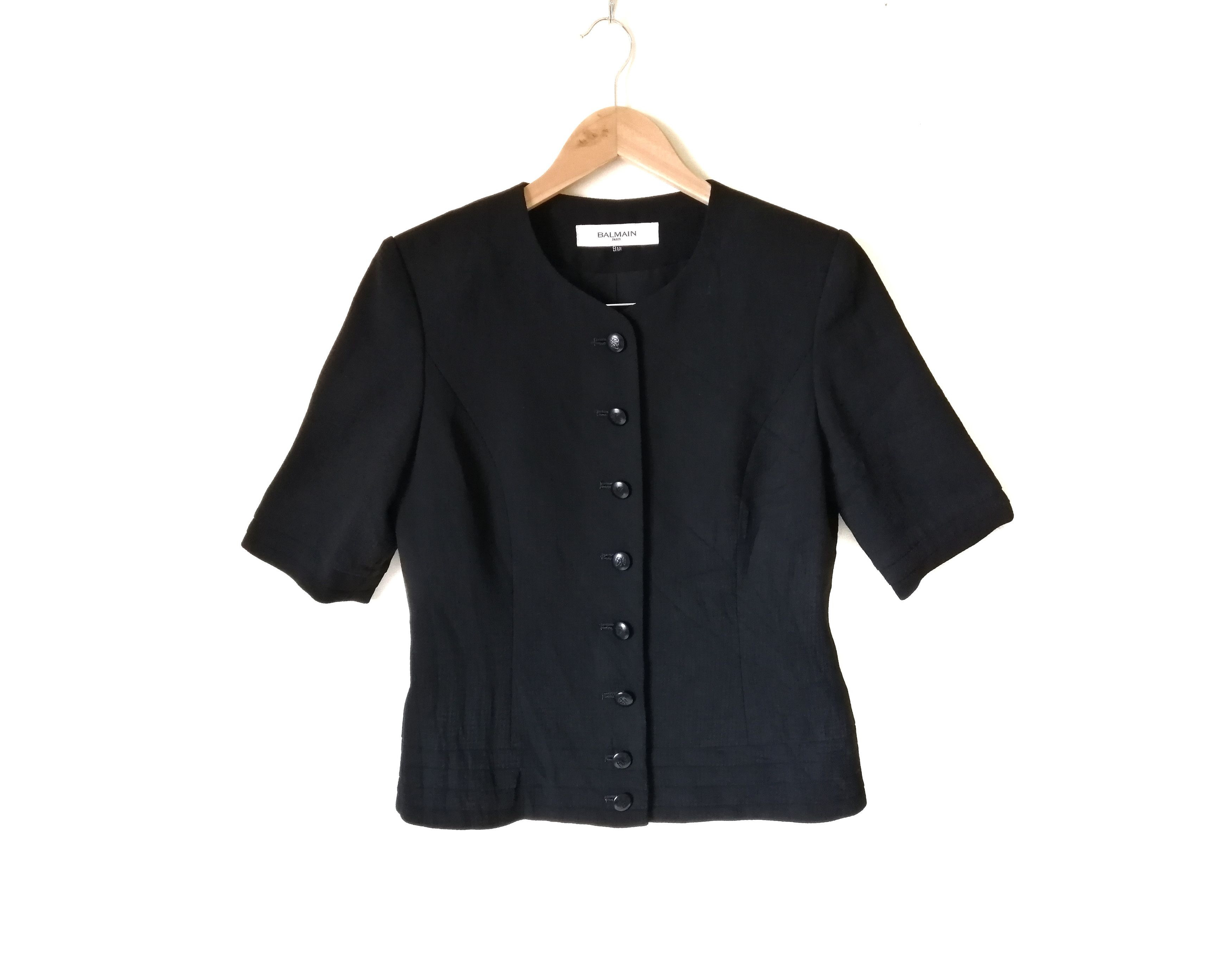 Vintage Balmain Paris Women's Button Up Shirt