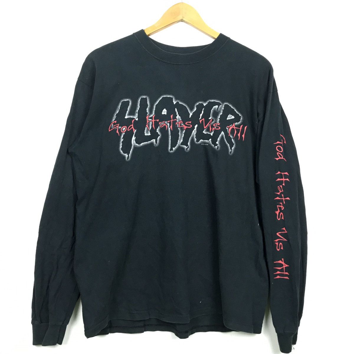 Band Tees × Slayer Band Tee Slayer God Hates Us All 2001