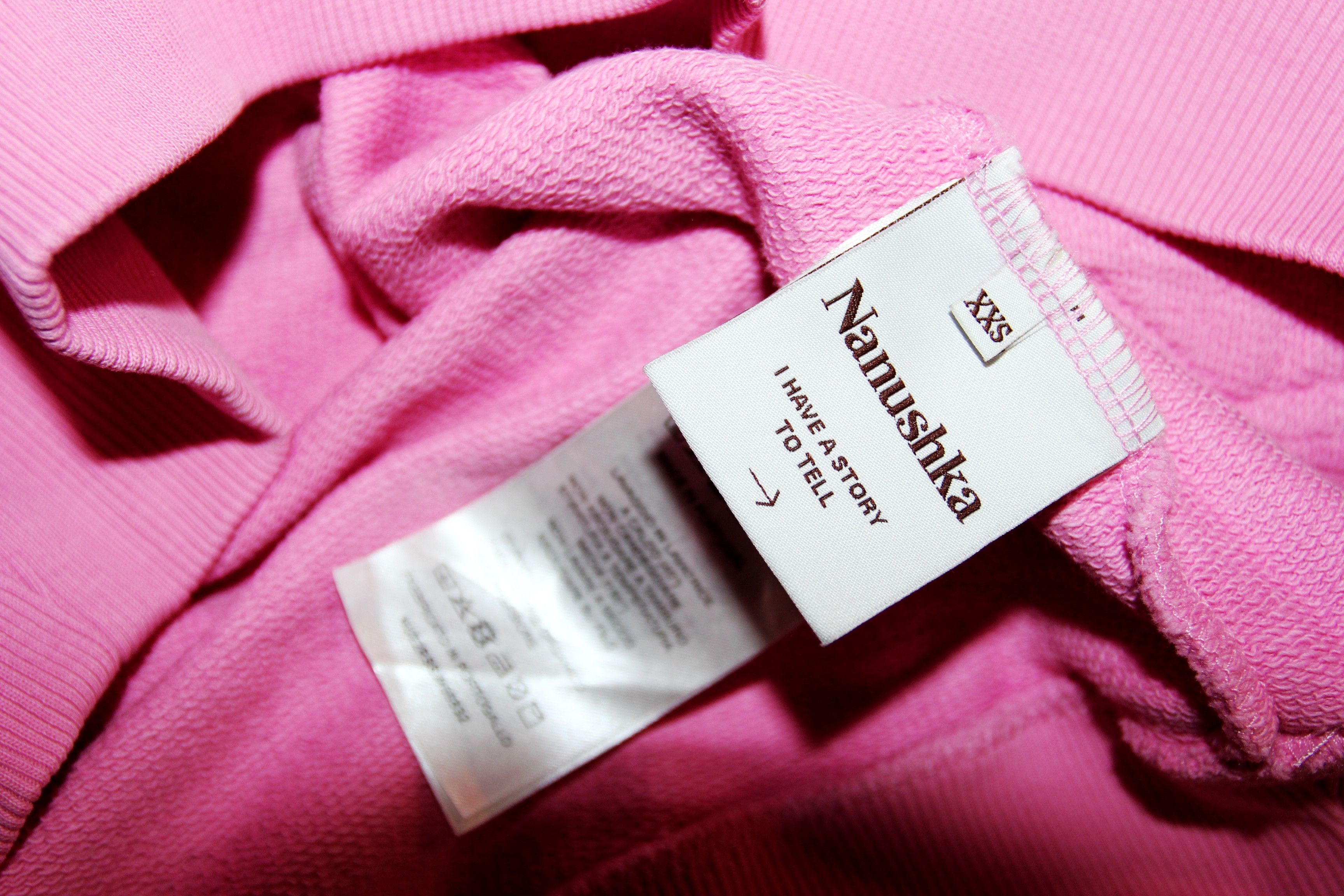 Nanushka BNWT SS22 NANUSHKA EVER PINK ORGANIC FLEECE SWEATSHIRT XXS Size US XXS / EU 40 - 8 Thumbnail