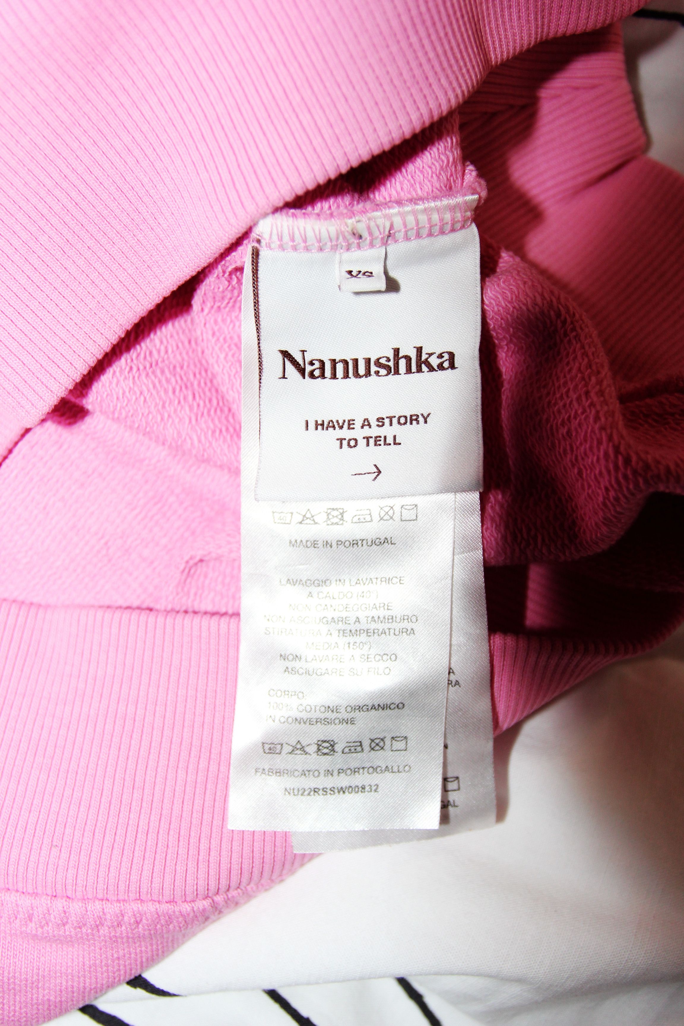 Nanushka BNWT SS22 NANUSHKA EVER PINK ORGANIC FLEECE SWEATSHIRT XS Size US XS / EU 42 / 0 - 9 Thumbnail