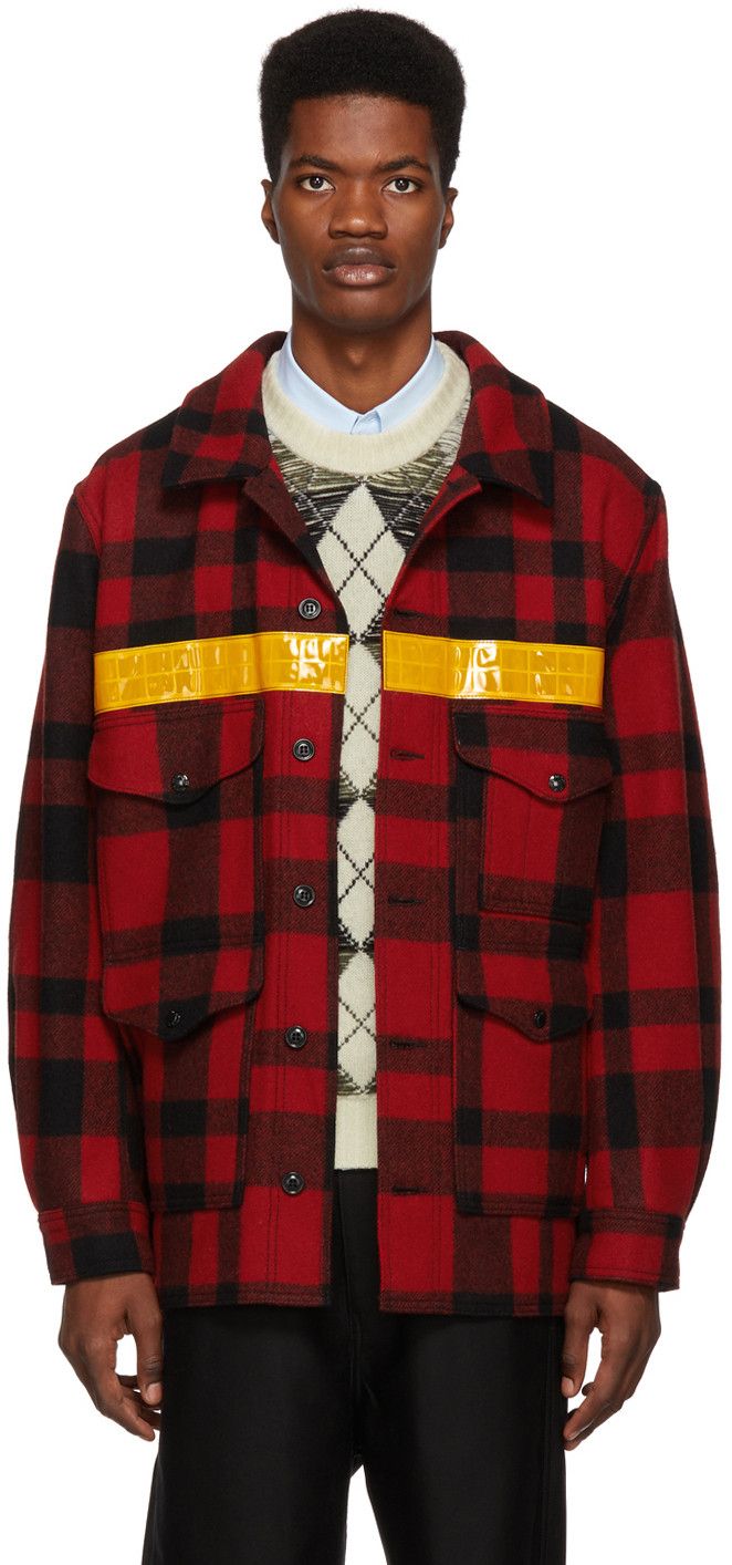 Junya Watanabe AW18 JUNYA WATANABE RED FILSON EDITION CRUISER JACKET S Size US L / EU 52-54 / 3 - 1 Thumbnail