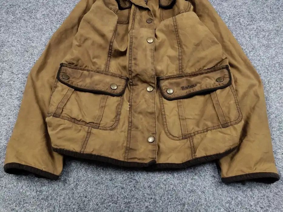 Barbour Barbour Women's E145 Retail Ladies Utility Wax Brown Jacket Size L / US 10 / IT 46 - 3 Thumbnail
