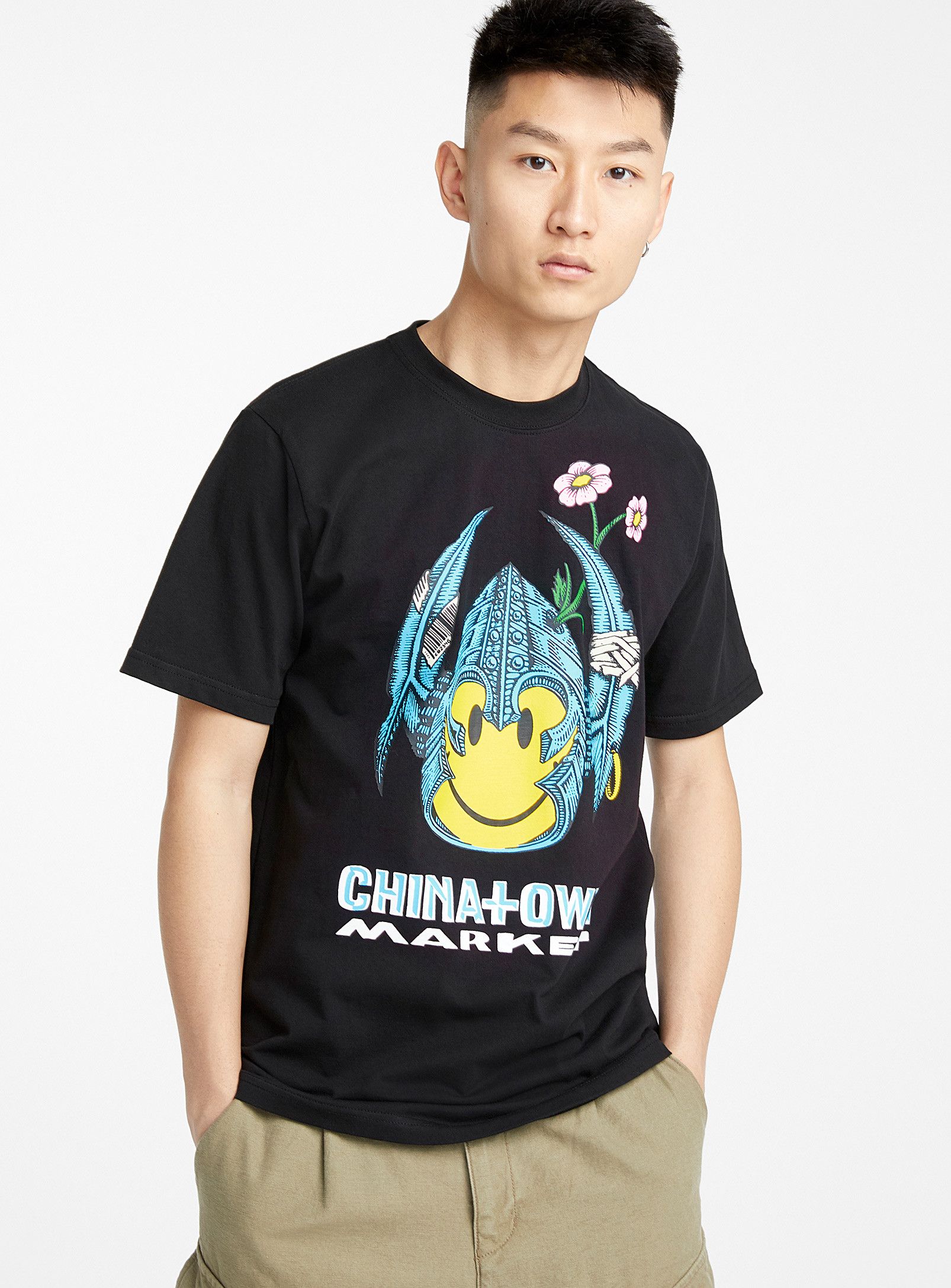 Market BNWT SS20 CHINATOWN MARKET VIKING SMILE TSHIRT M Size US M / EU 48-50 / 2 - 1 Thumbnail
