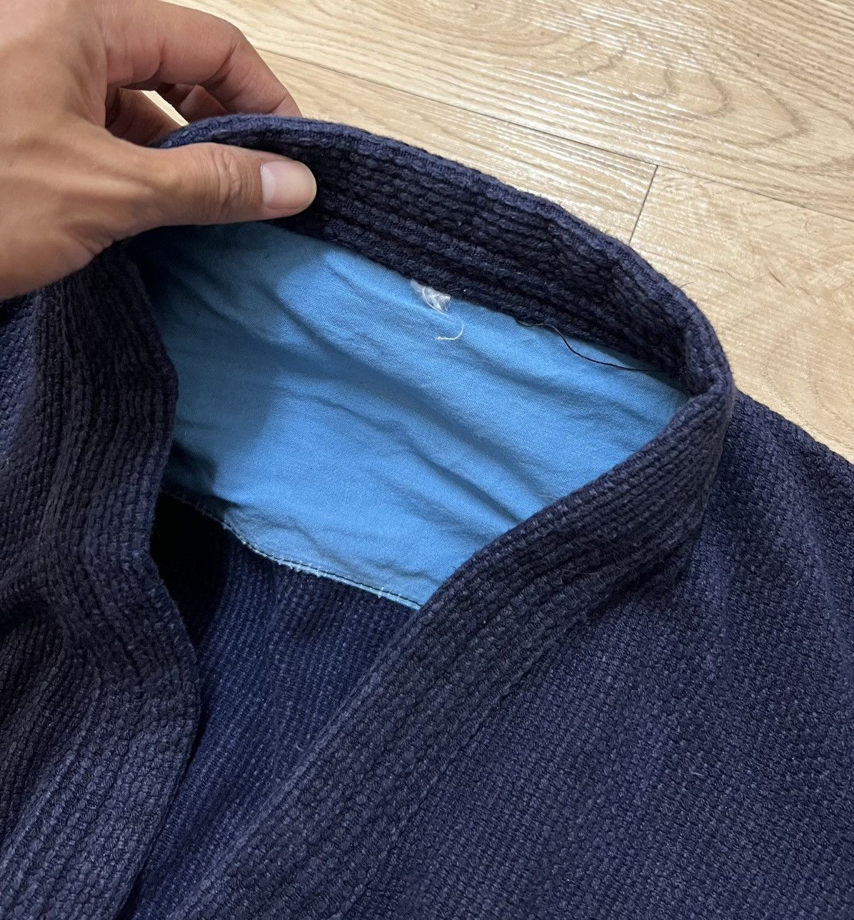 Indigo × Japanese Brand × Vintage Visvim Style Indigo Shogun Kimono Size US M / EU 48-50 / 2 - 7 Thumbnail