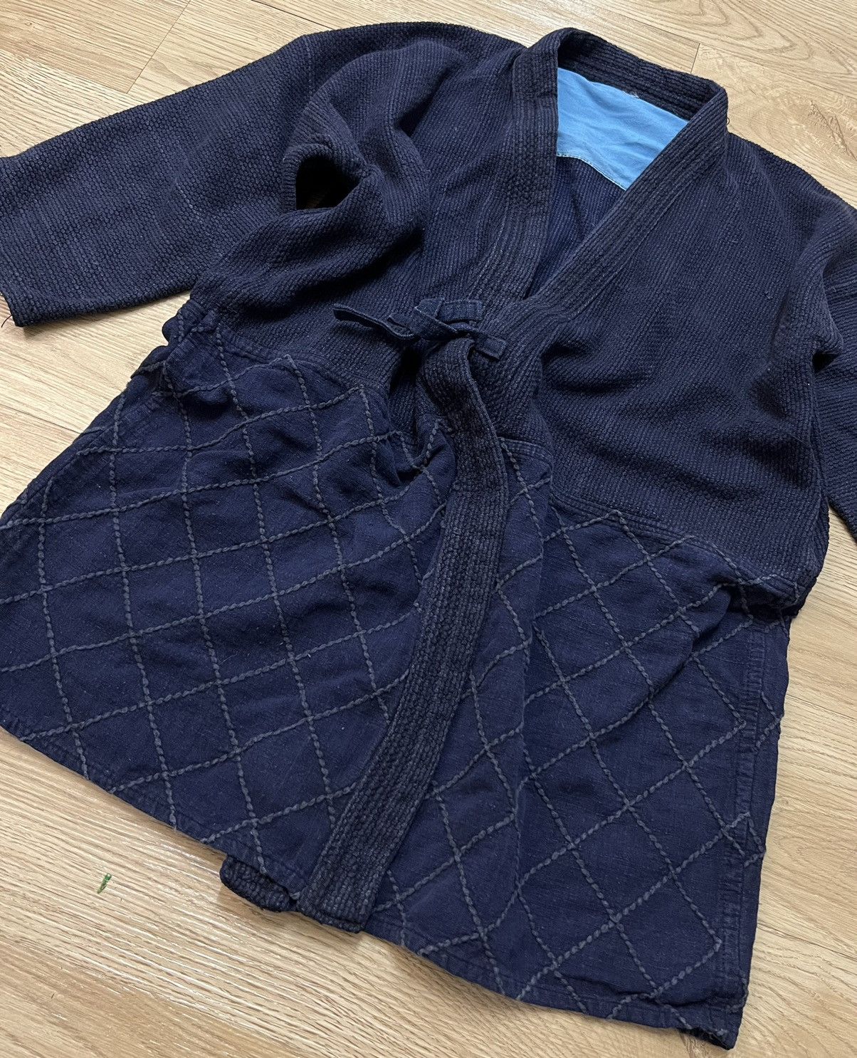 Indigo × Japanese Brand × Vintage Visvim Style Indigo Shogun Kimono Size US M / EU 48-50 / 2 - 4 Thumbnail