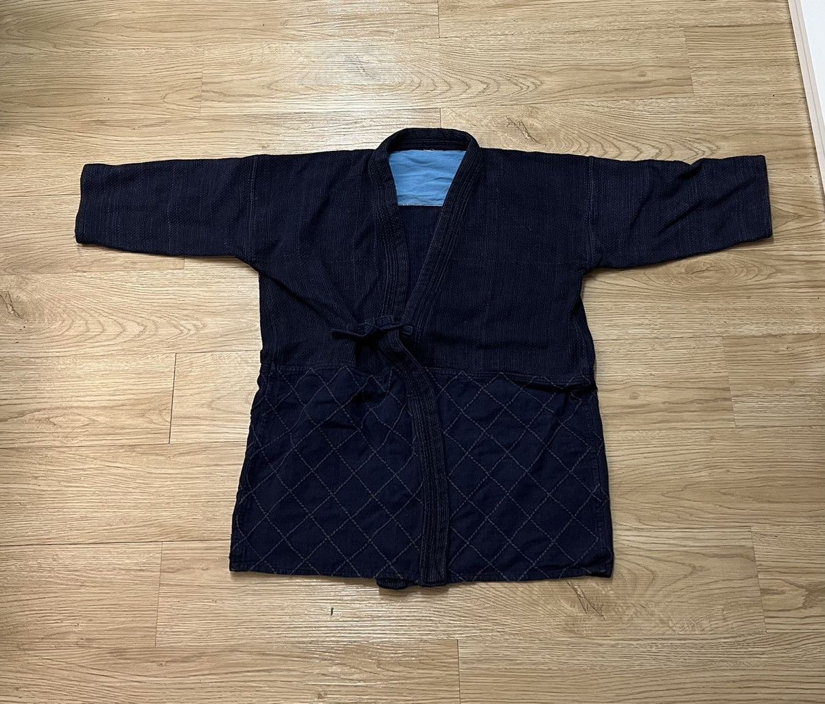 Indigo × Japanese Brand × Vintage Visvim Style Indigo Shogun Kimono Size US M / EU 48-50 / 2 - 2 Thumbnail