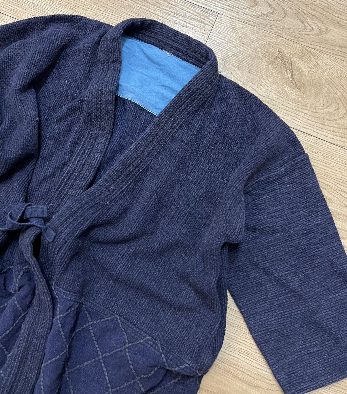 Indigo × Japanese Brand × Vintage Visvim Style Indigo Shogun Kimono Size US M / EU 48-50 / 2 - 5 Thumbnail