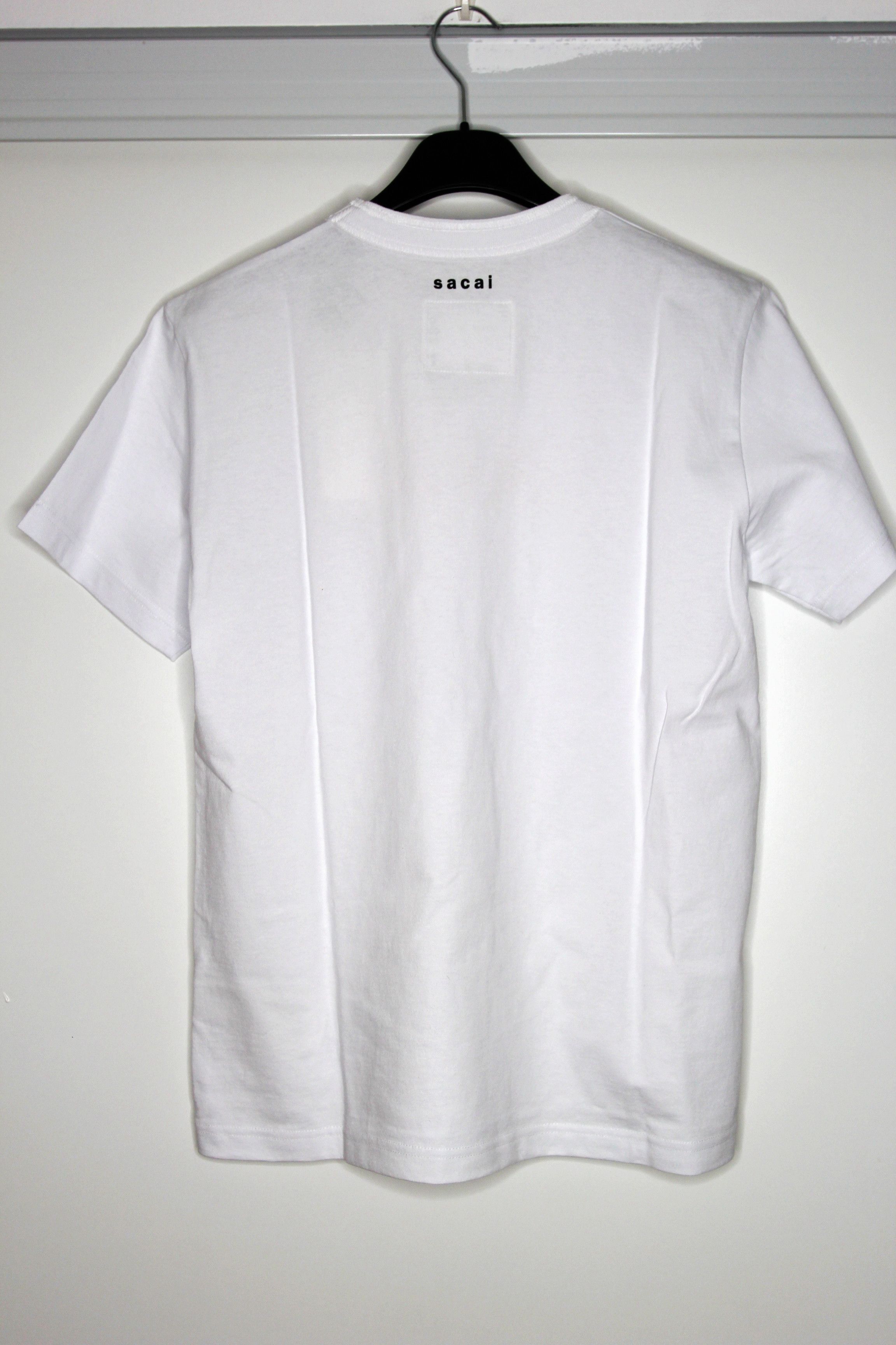 Kaws BNWT AW21 SACAI x KAWS FLOCKED LOGO PRINT TSHIRT WHITE 1 Size US S / EU 44-46 / 1 - 3 Thumbnail