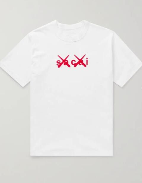 Kaws BNWT AW21 SACAI x KAWS FLOCKED LOGO PRINT TSHIRT WHITE 1 Size US S / EU 44-46 / 1 - 13 Thumbnail