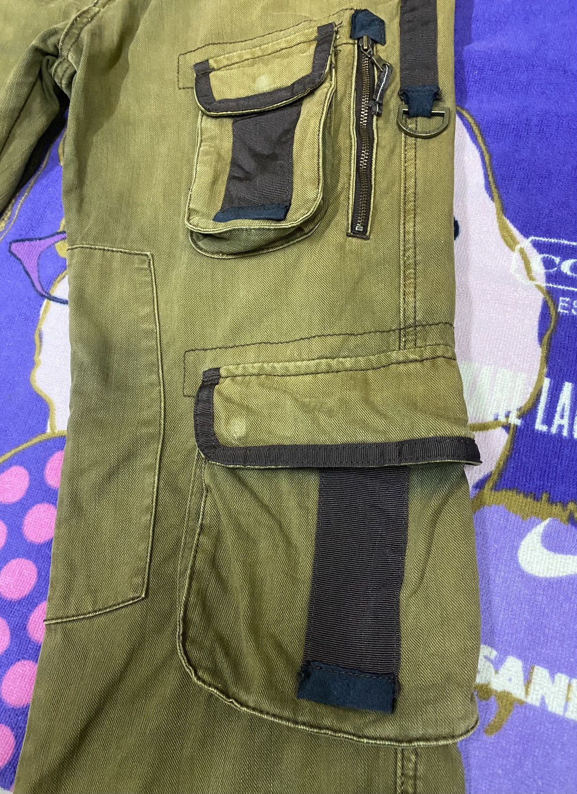 Pelle Pelle × Vintage PELLE PELLE Cargo/Tactical Pant x Very Rare x Great Designer Size US 34 / EU 50 - 8 Thumbnail