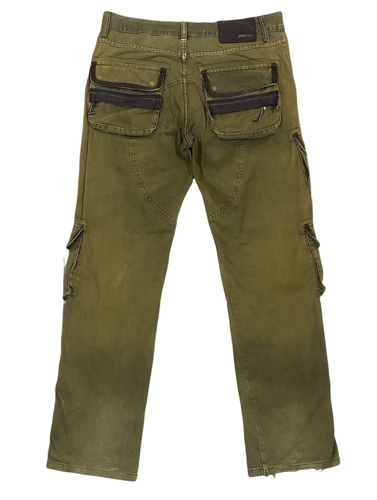 Pelle Pelle × Vintage PELLE PELLE Cargo/Tactical Pant x Very Rare x Great Designer Size US 34 / EU 50 - 2 Thumbnail