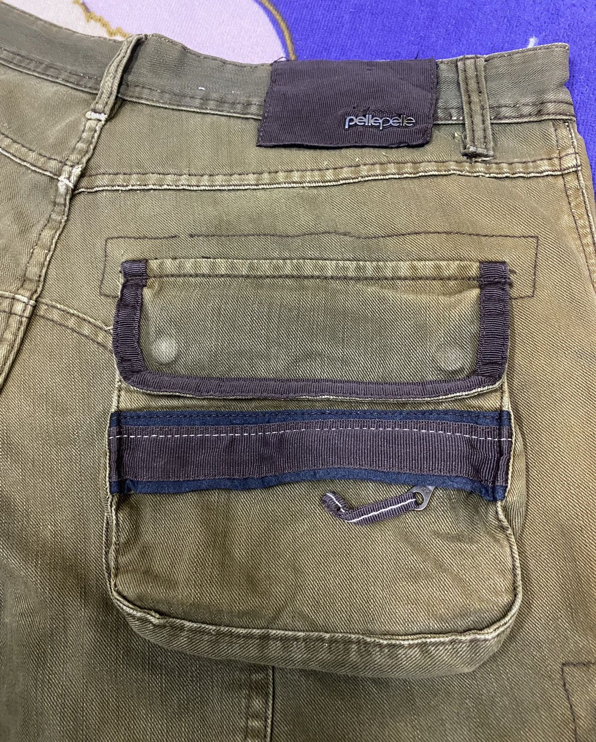 Pelle Pelle × Vintage PELLE PELLE Cargo/Tactical Pant x Very Rare x Great Designer Size US 34 / EU 50 - 10 Thumbnail