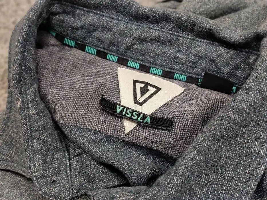 Vissla Vintage Vissla Mens Button Up Flannel Casual Shirt Size US L / EU 52-54 / 3 - 8 Thumbnail