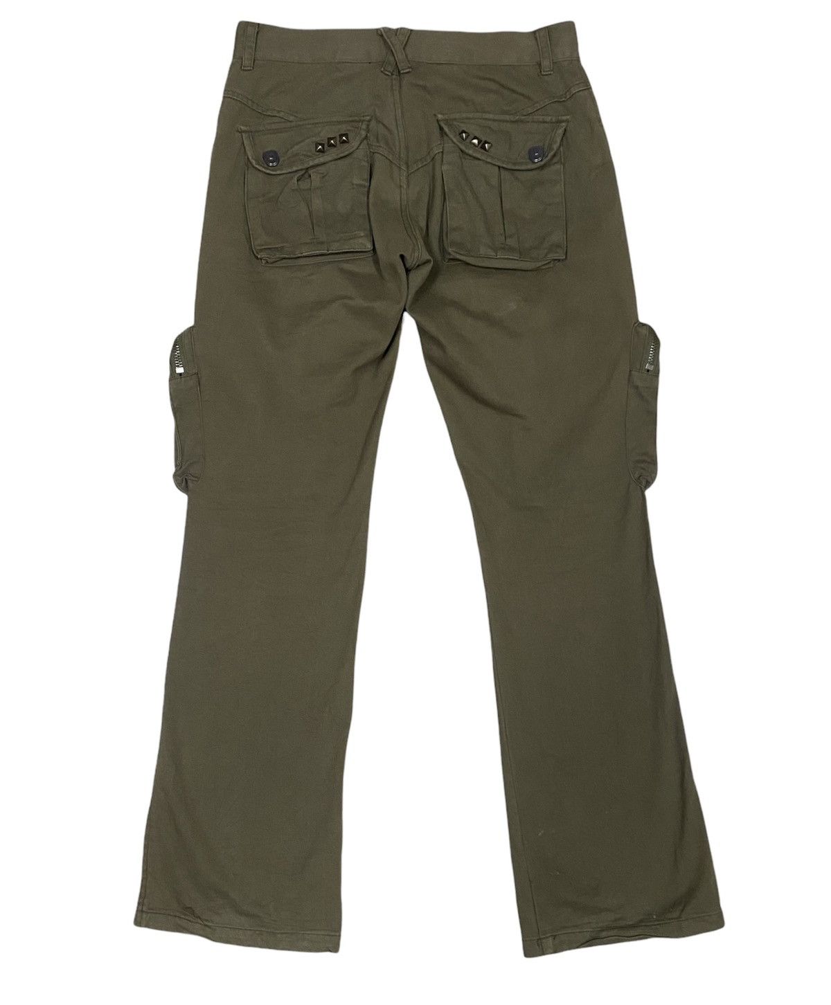 Japanese Brand DAILY NEWS Cargo/Tactical Pants x Punk Design x Spike x Rare Size US 31 - 2 Thumbnail