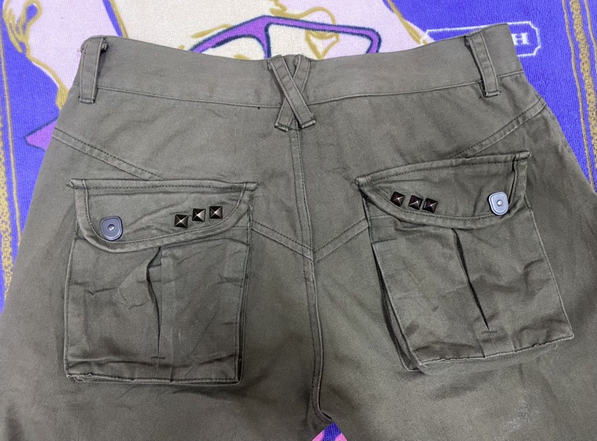 Japanese Brand DAILY NEWS Cargo/Tactical Pants x Punk Design x Spike x Rare Size US 31 - 4 Thumbnail