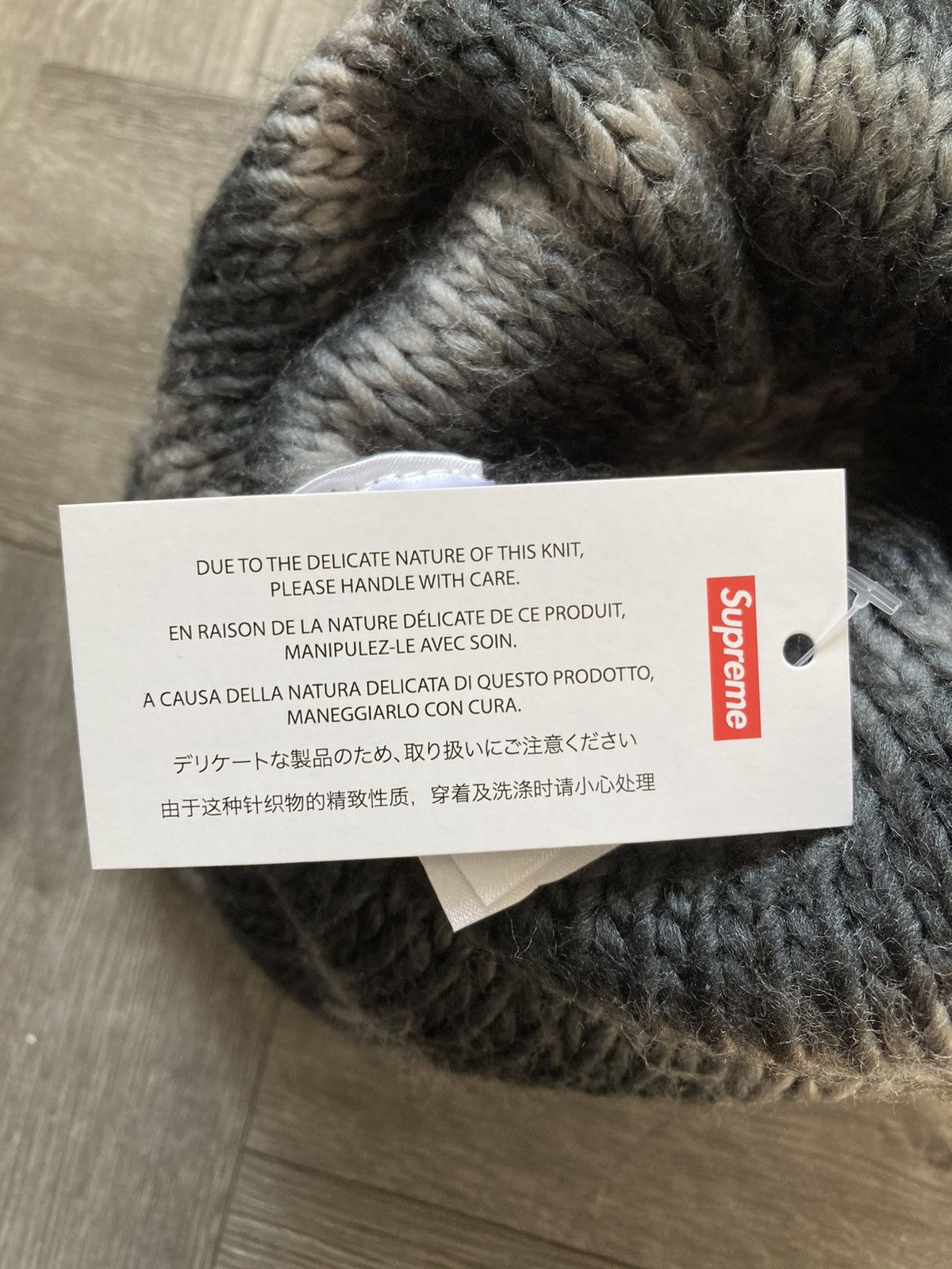 Supreme Supreme Ombré Stripe Beanie Black Size ONE SIZE - 4 Thumbnail