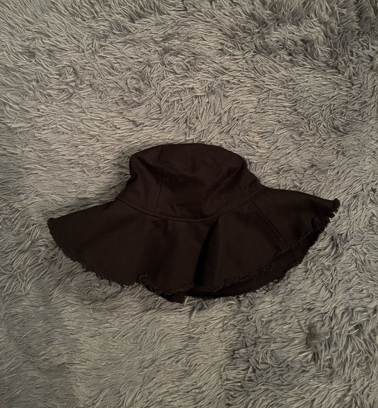Japanese Brand × Vintage Avant garde Japanese style distresses opening bucket hat vtg Size ONE SIZE - 1 Thumbnail