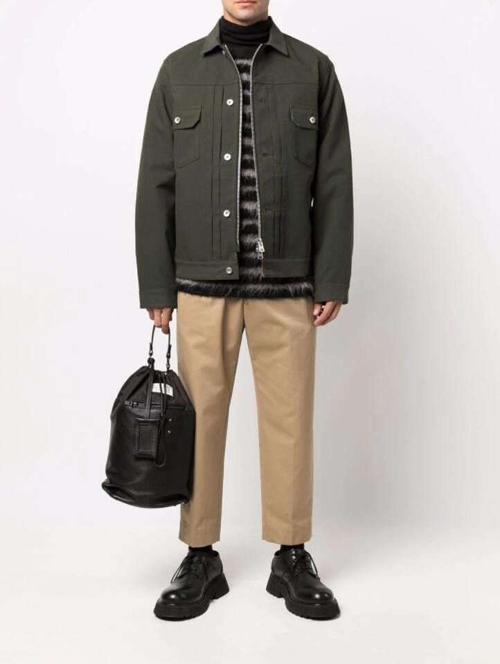 Kaws BNWT AW21 SACAI x KAWS PANELLED ZIP-UP JACKET 2 Size US M / EU 48-50 / 2 - 18 Thumbnail