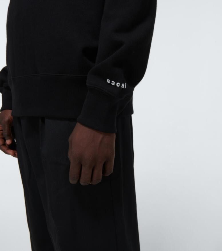 BNWT AW21 SACAI x KAWS FLOCK PRINTED HOODIE 4