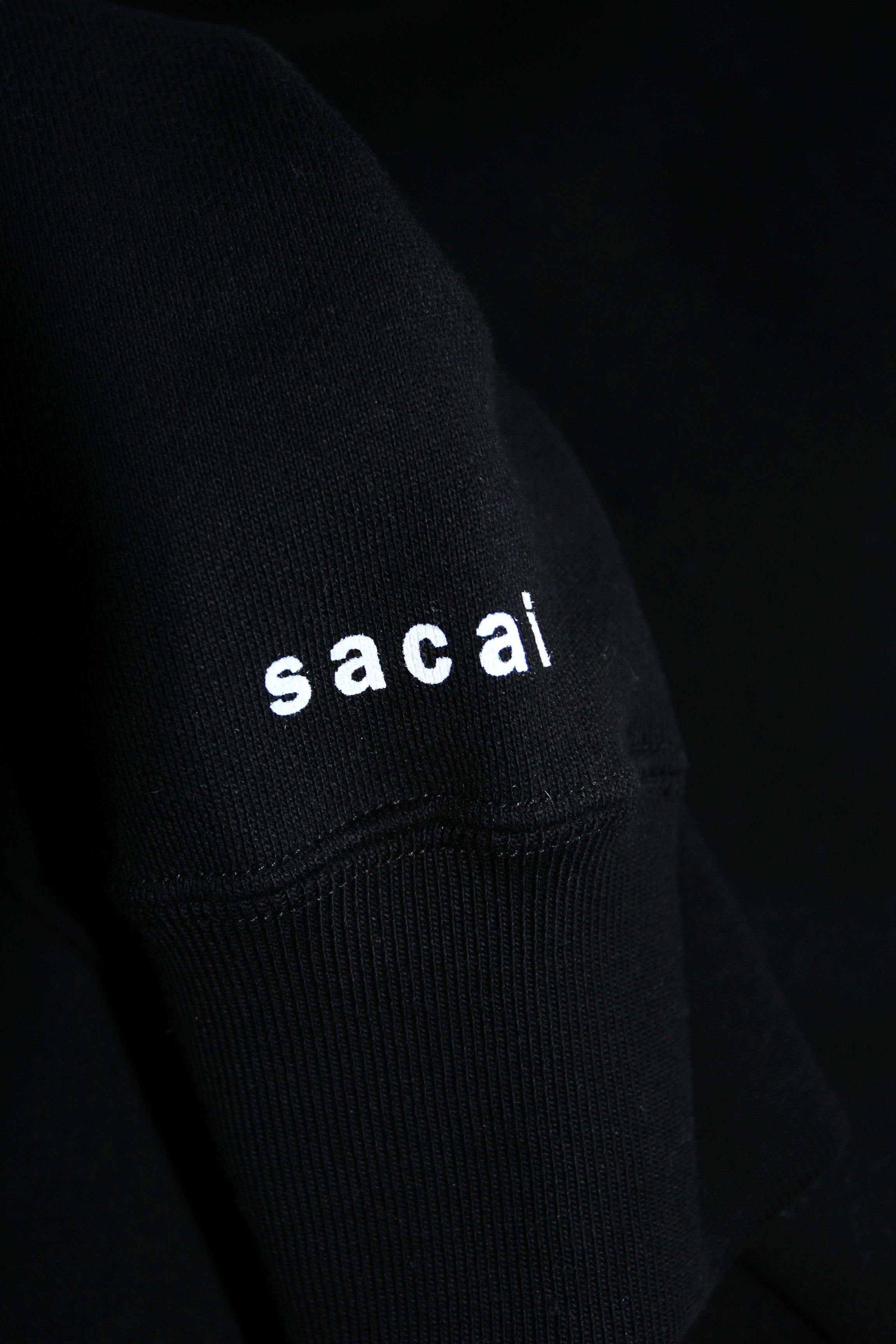 BNWT AW21 SACAI x KAWS FLOCK PRINTED HOODIE 4