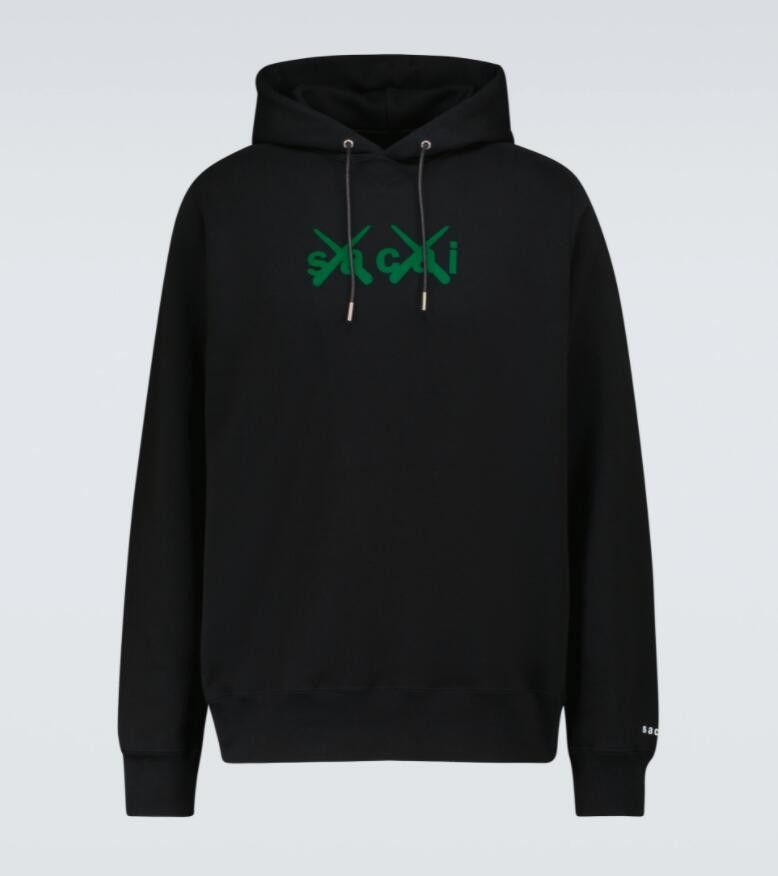 BNWT AW21 SACAI x KAWS FLOCK PRINTED HOODIE 4
