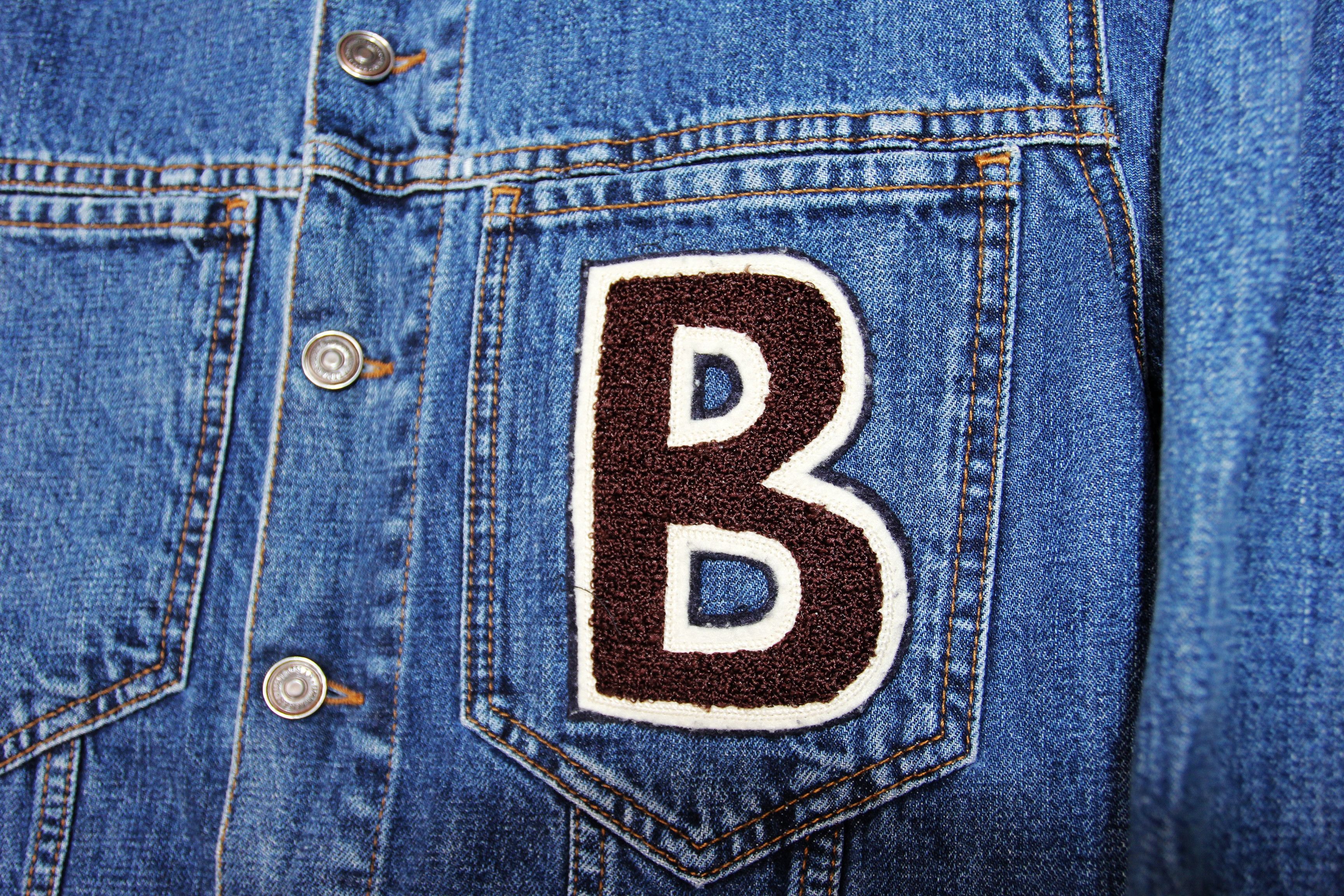 Umit Benan AW14 UMIT BENAN LETTER B DENIM JACKET 50 Size US M / EU 48-50 / 2 - 7 Thumbnail