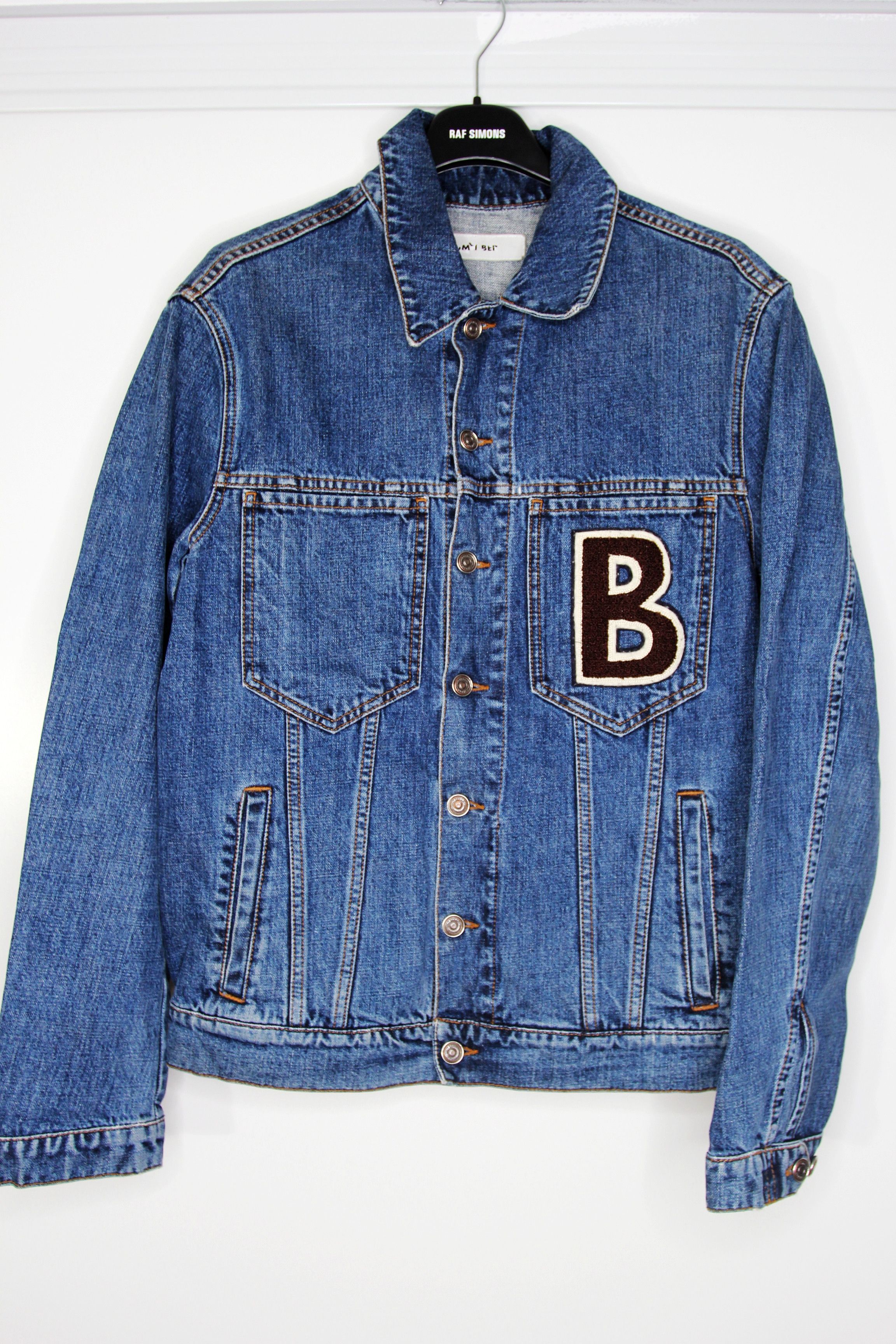 Umit Benan AW14 UMIT BENAN LETTER B DENIM JACKET 50 Size US M / EU 48-50 / 2 - 2 Thumbnail