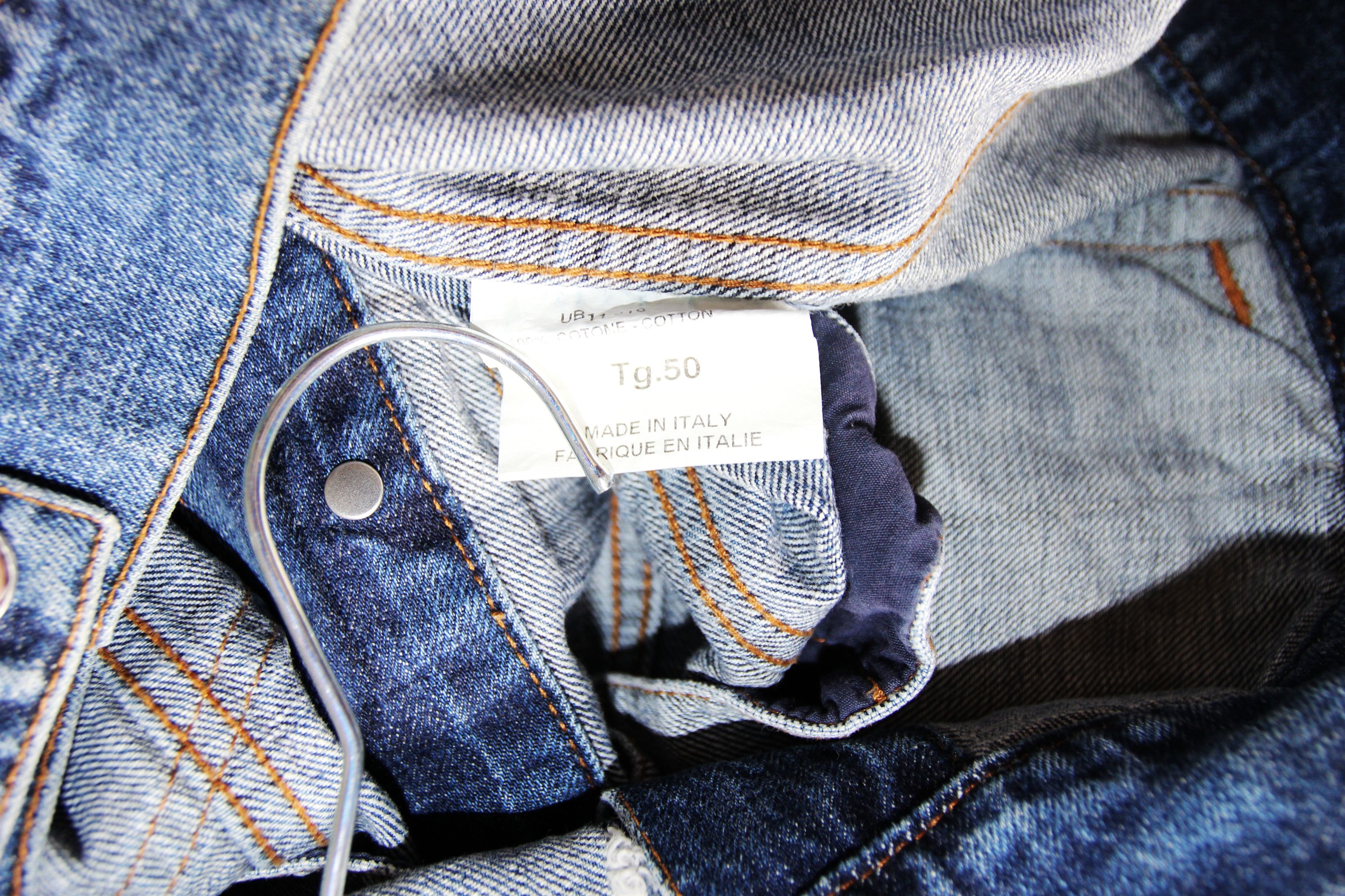 Umit Benan AW14 UMIT BENAN LETTER B DENIM JACKET 50 Size US M / EU 48-50 / 2 - 14 Thumbnail