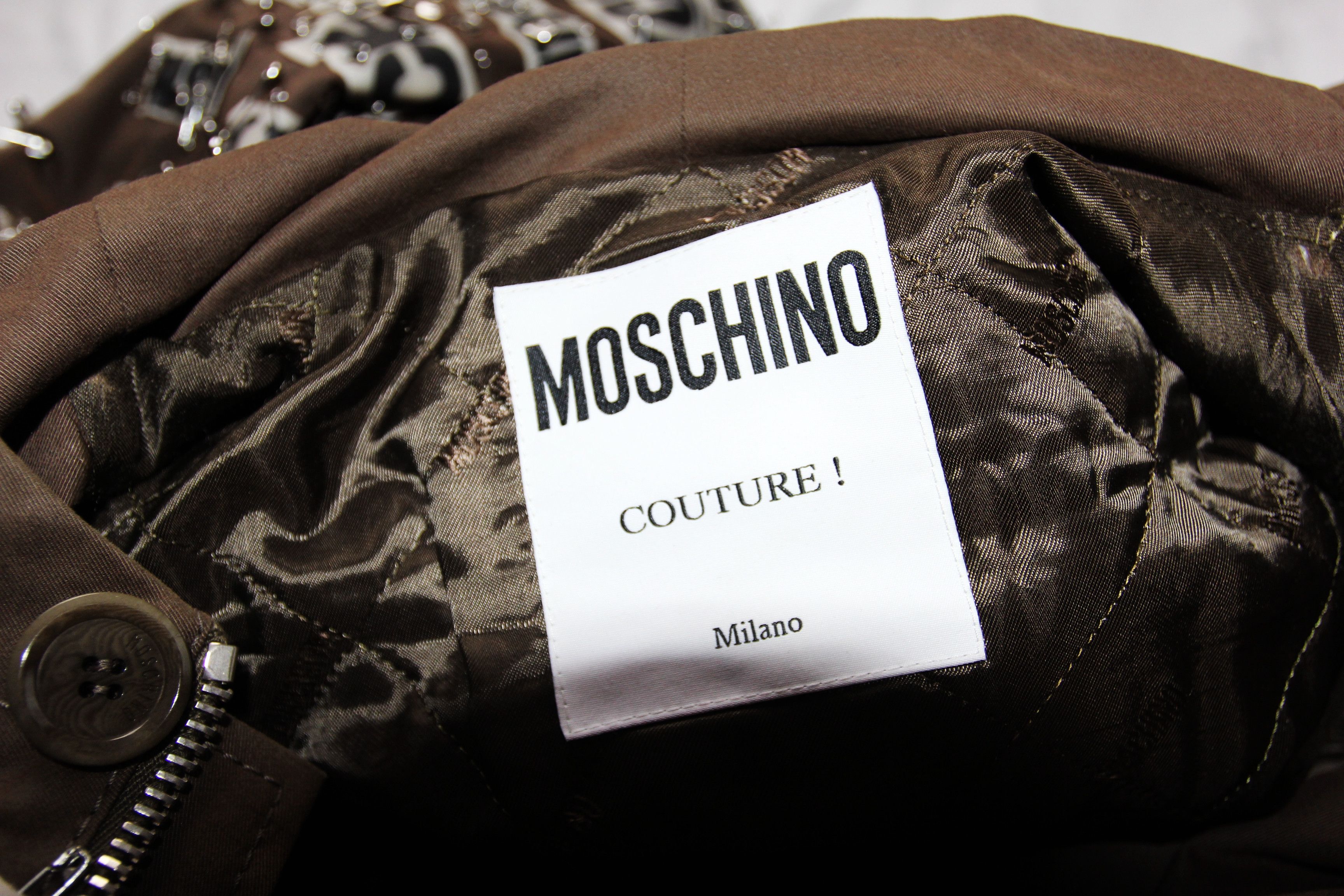 Moschino BNWT AW18 MOSCHINO COUTURE! PAPERCLIPS PARKA COAT 50 Size US M / EU 48-50 / 2 - 17 Thumbnail