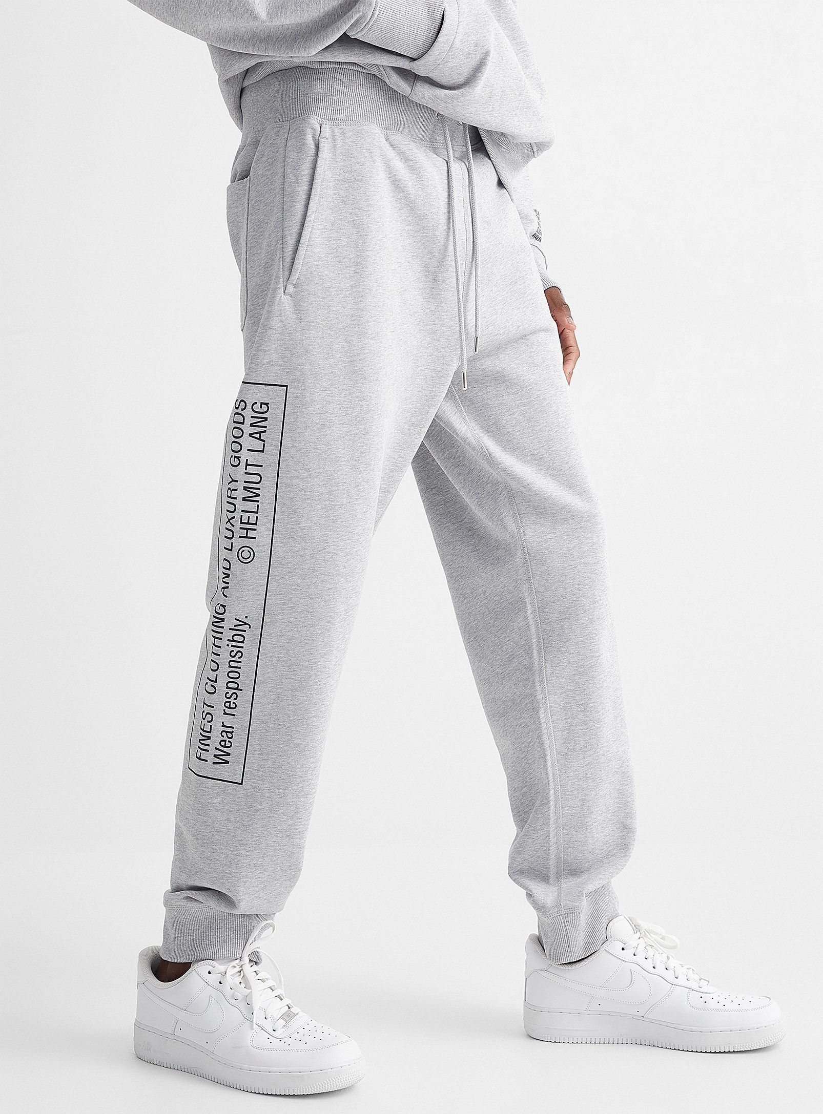 Helmut Lang BNWT SS21 HELMUT LANG SCHOOL SWEATPANTS L Size US 34 / EU 50 - 1 Thumbnail