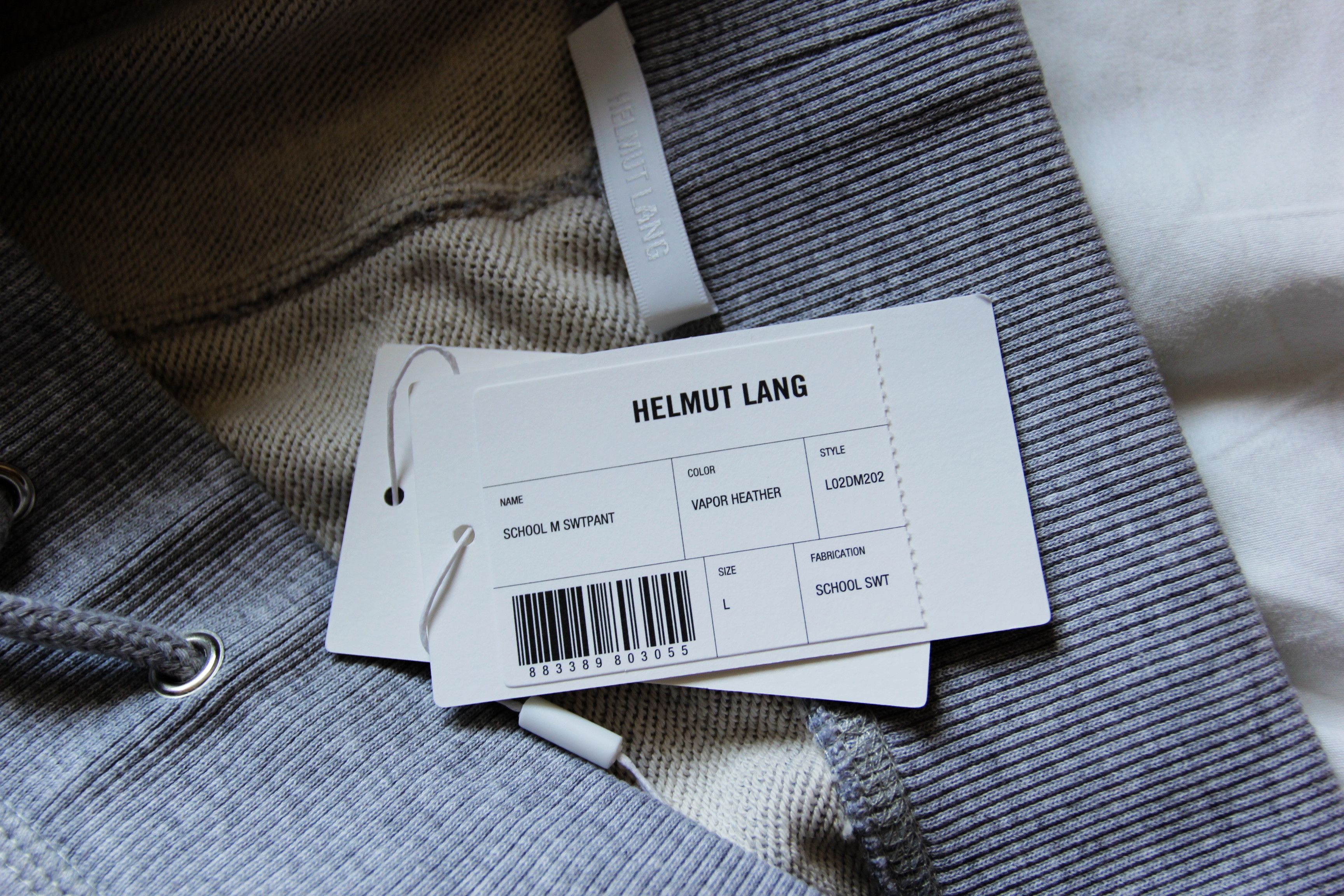 Helmut Lang BNWT SS21 HELMUT LANG SCHOOL SWEATPANTS L Size US 34 / EU 50 - 12 Thumbnail