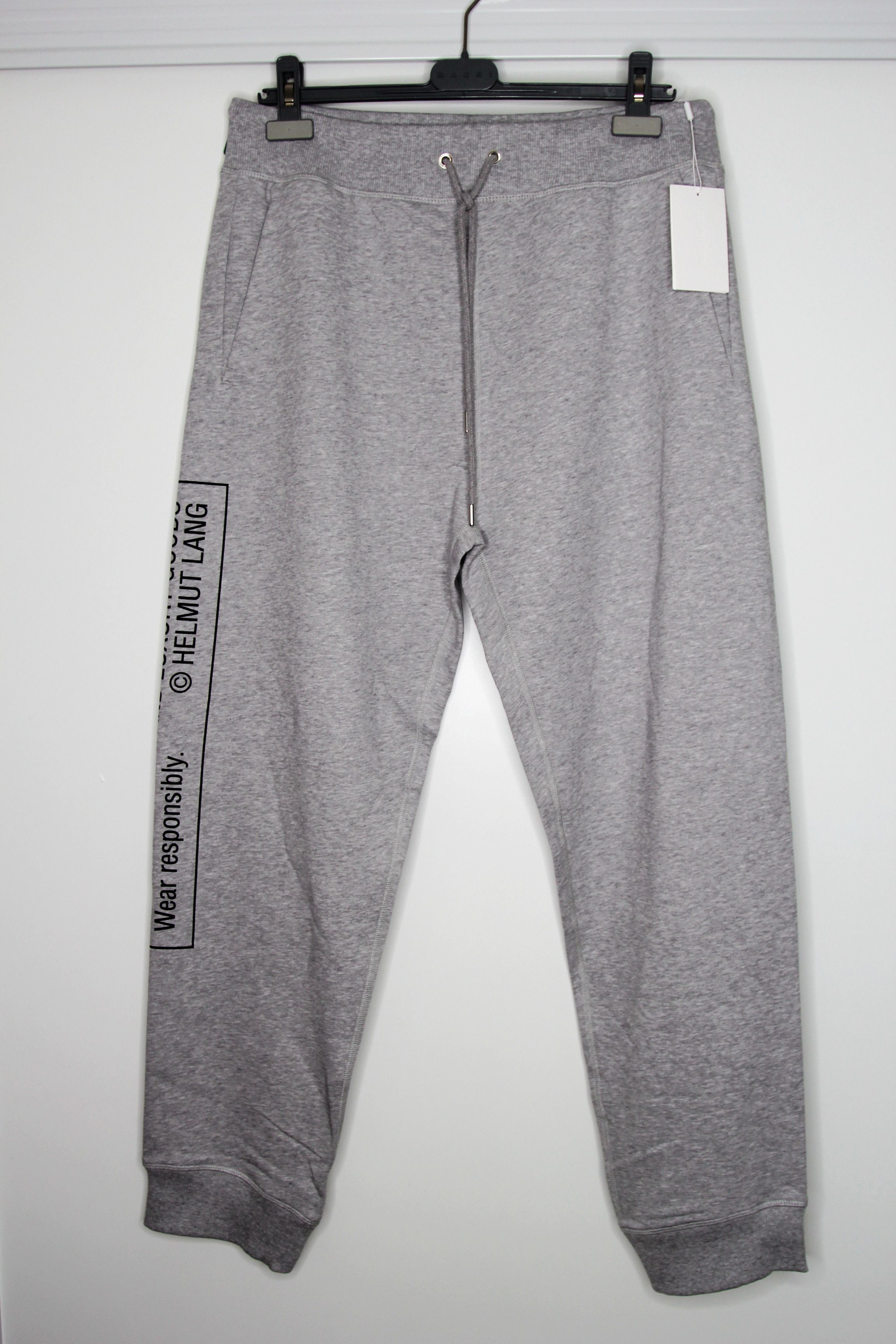 Helmut Lang BNWT SS21 HELMUT LANG SCHOOL SWEATPANTS L Size US 34 / EU 50 - 2 Thumbnail