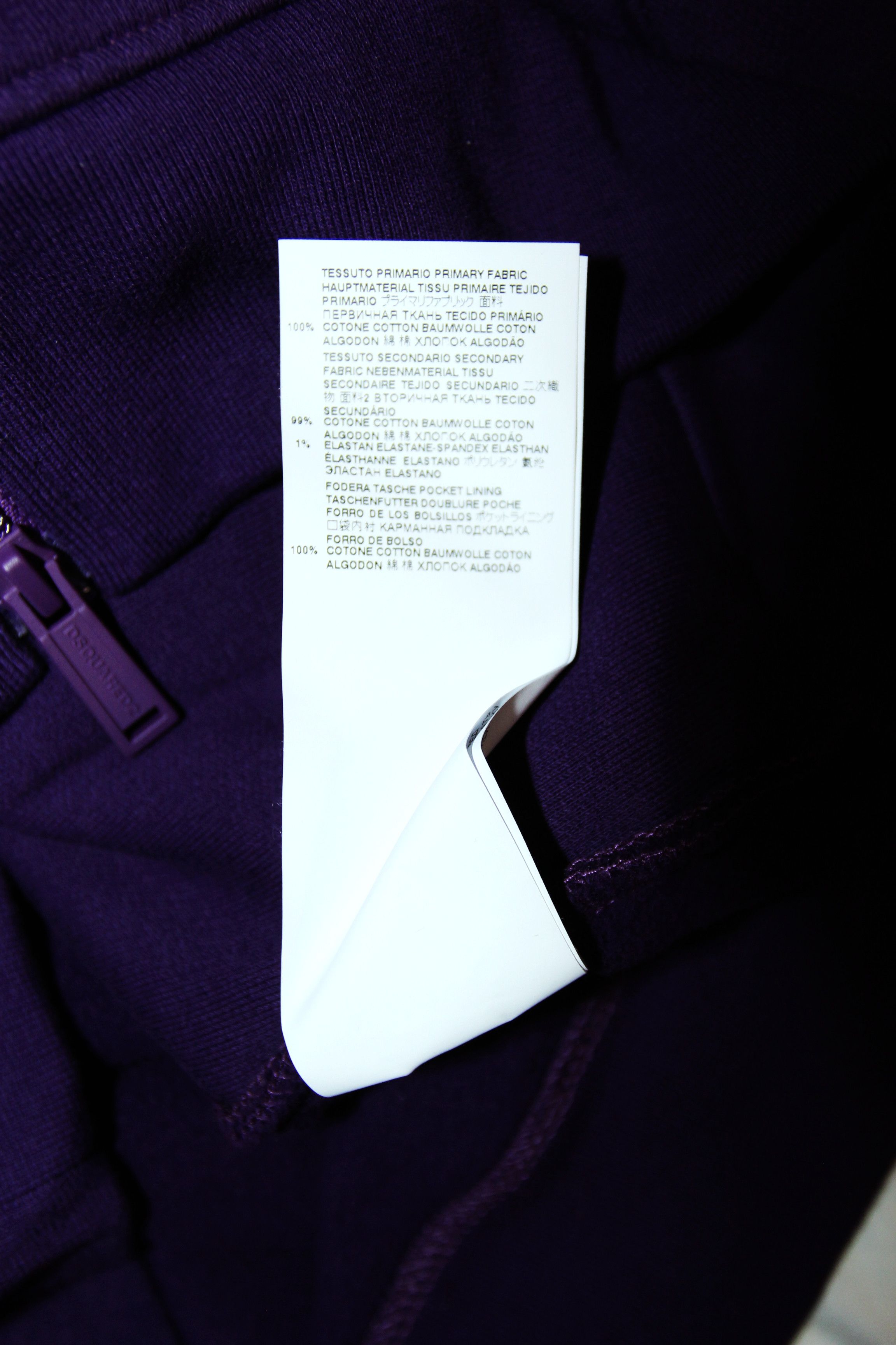 Dsquared2 BNWT AW21 DSQUARED2 TAPE ZIP SWEATSHIRT JACKET L Size US L / EU 52-54 / 3 - 10 Thumbnail
