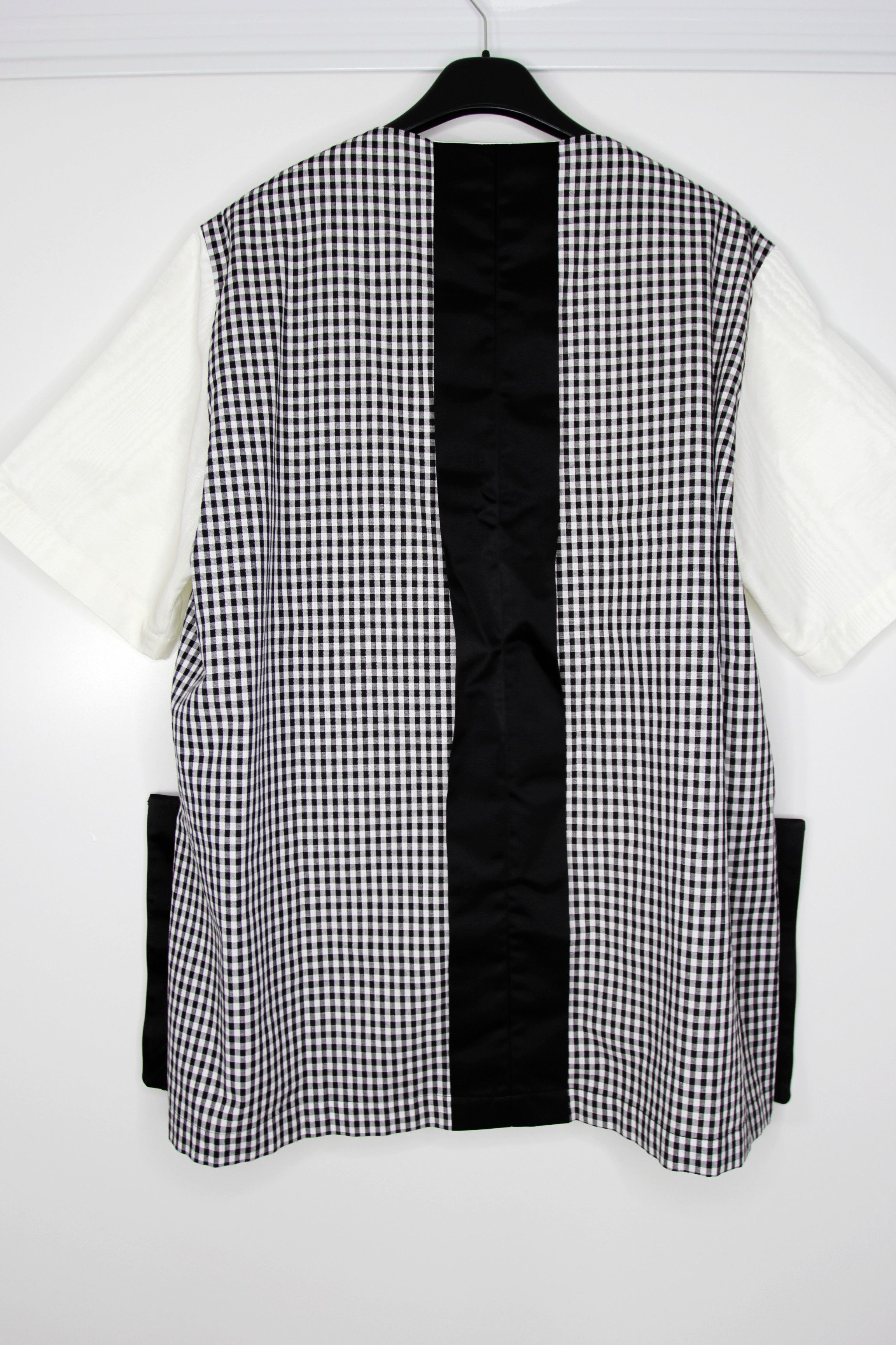 Nicomede Talavera BNWT SS20 NICOMEDE EPISODE 1 GINGHAM MOIRE STRETCH TSHIRT L Size US L / EU 52-54 / 3 - 3 Thumbnail