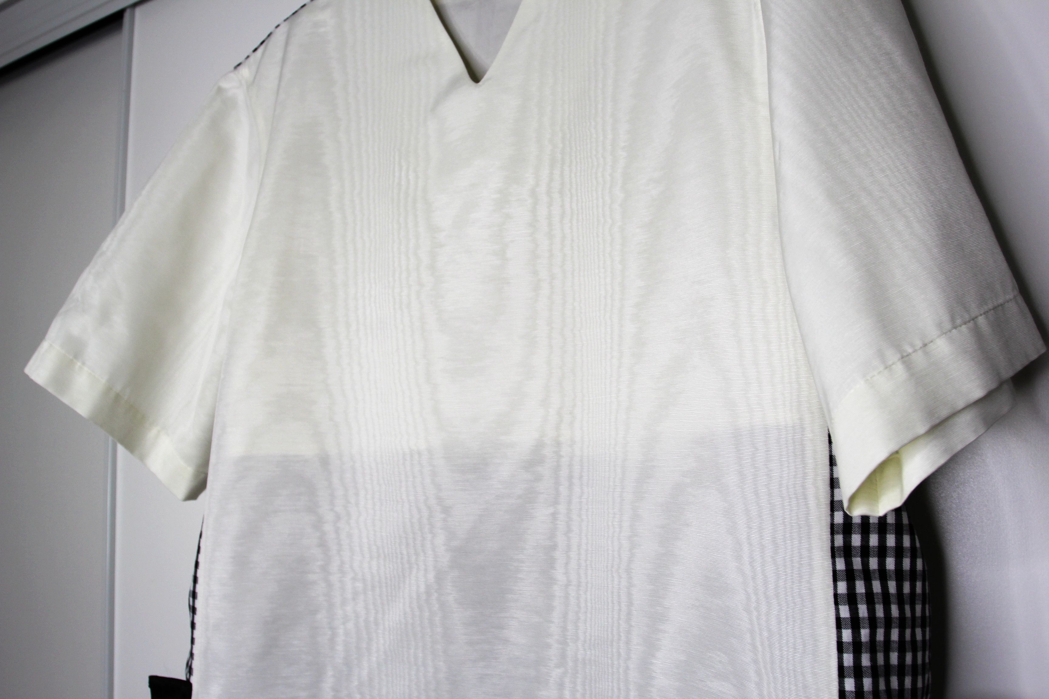 Nicomede Talavera BNWT SS20 NICOMEDE EPISODE 1 GINGHAM MOIRE STRETCH TSHIRT L Size US L / EU 52-54 / 3 - 5 Thumbnail