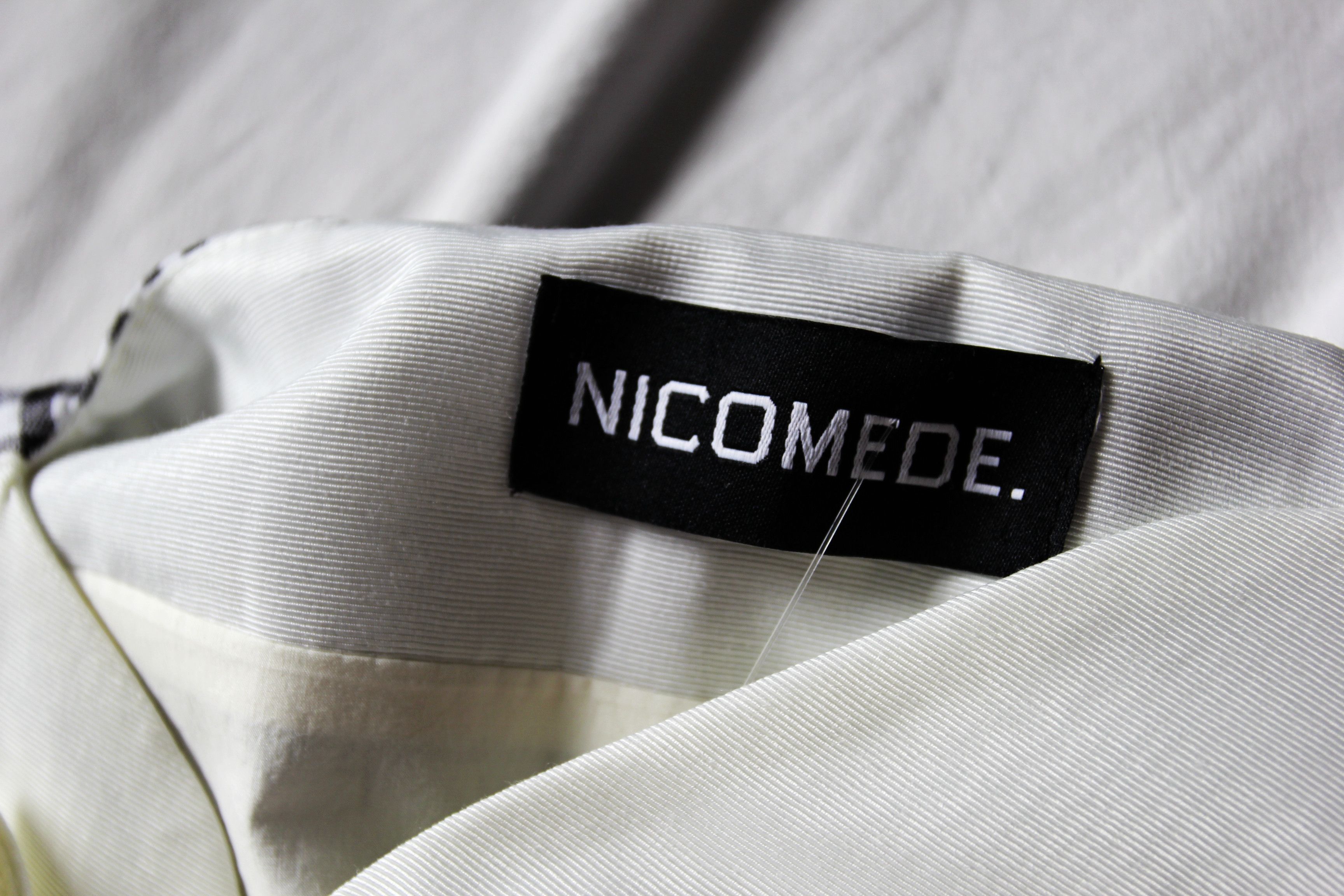 Nicomede Talavera BNWT SS20 NICOMEDE EPISODE 1 GINGHAM MOIRE STRETCH TSHIRT L Size US L / EU 52-54 / 3 - 11 Thumbnail